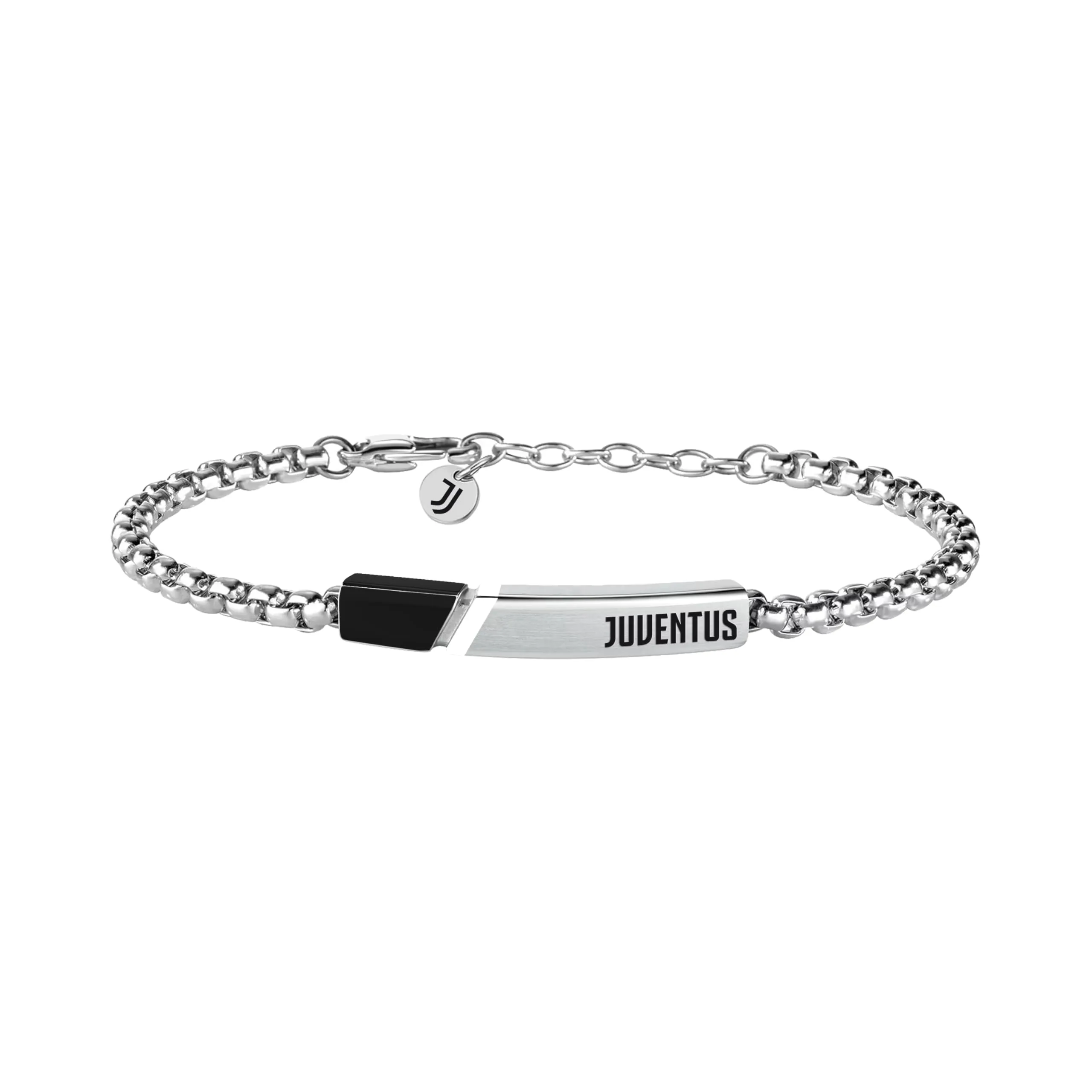 Clondo Bracciale Juventus in Acciaio Steel Plate Black - immagine 1