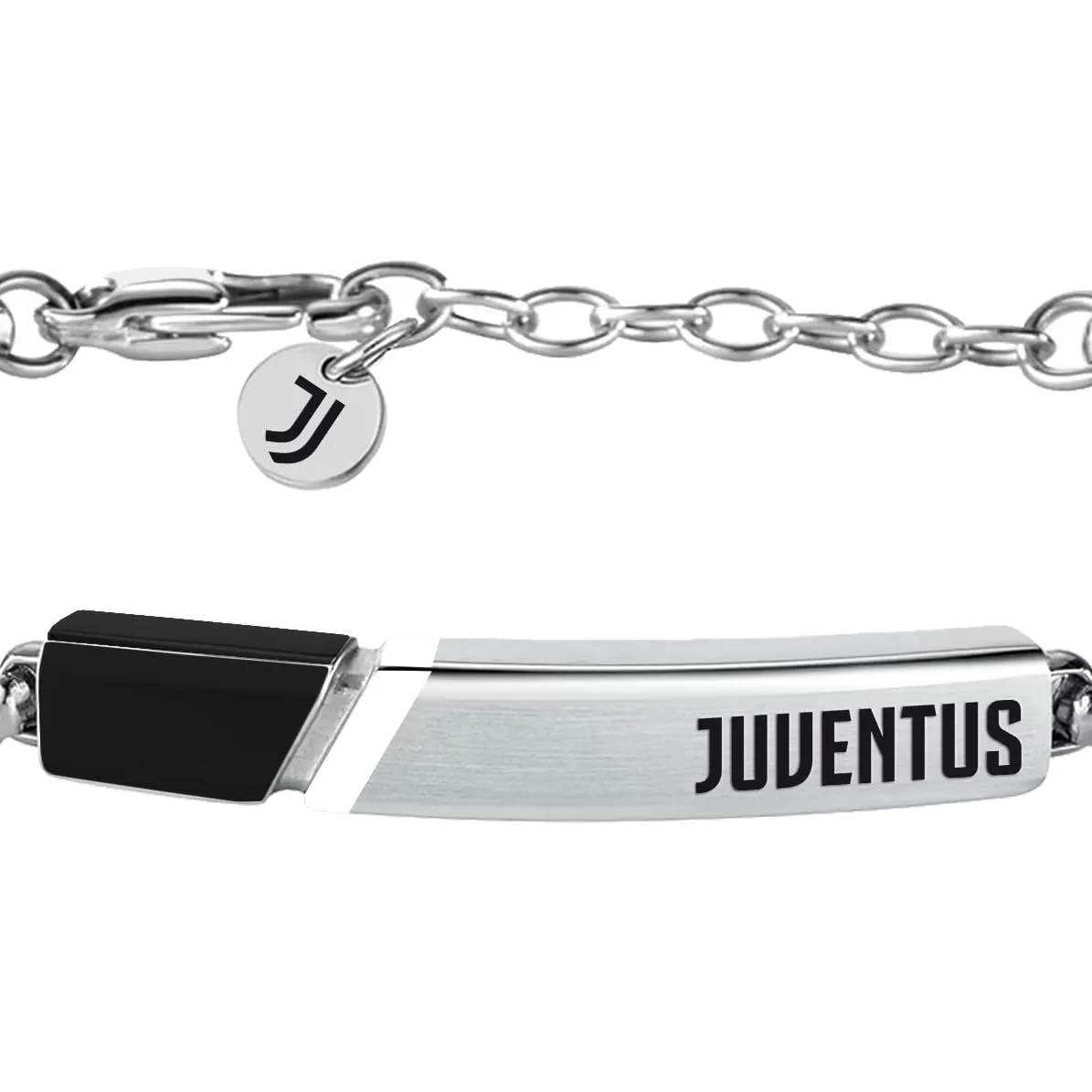 Clondo Bracciale Juventus in Acciaio Steel Plate Black - immagine 2