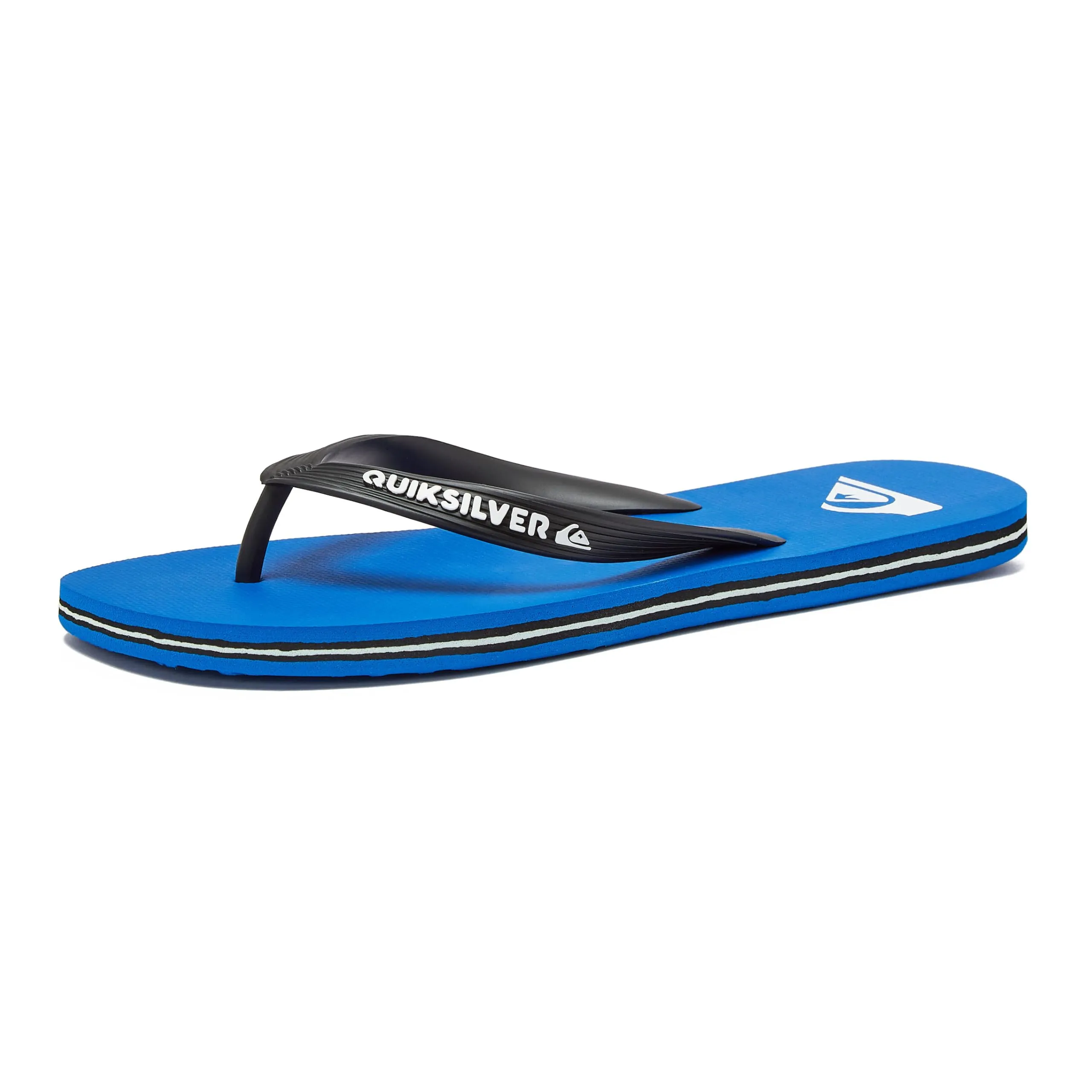 Quiksilver Molokai Sandali da Uomo, Nero Blu Nero, 39 EU - immagine 1