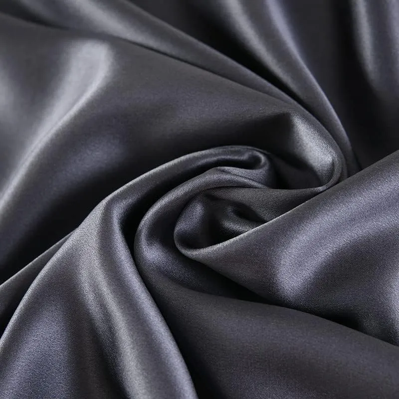 townssilk Federa in seta di gelso 19 Momme, 50x60cm, Darkgrey - immagine 6
