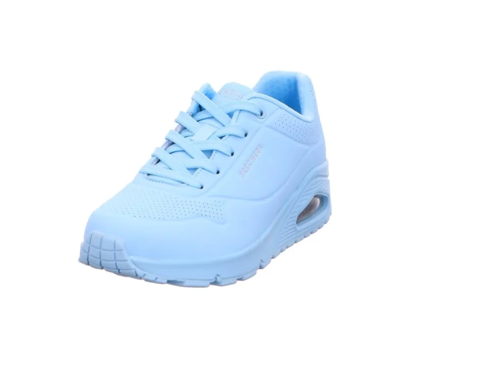 Skechers Uno Stand On Air Scarpe da ginnastica Donna, Light Blue, 35.5 EU - immagine 1