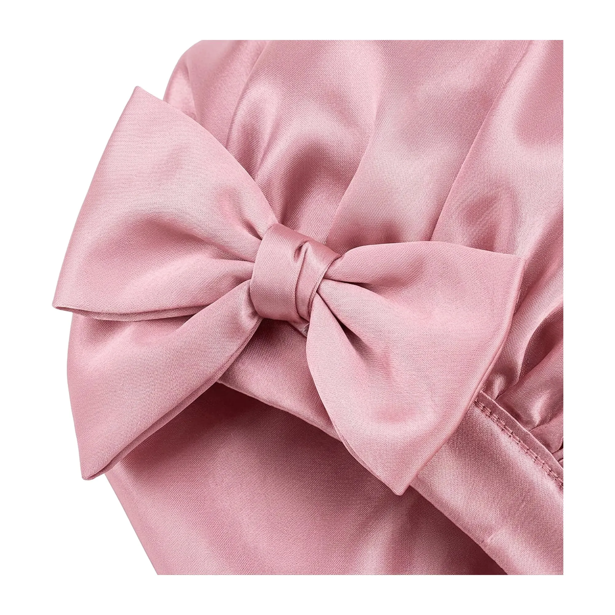 Boolavard Cuffia in Raso a Doppio Strato con Fascia per Capelli Ricci, Rosa, Taglia Unica - immagine 3