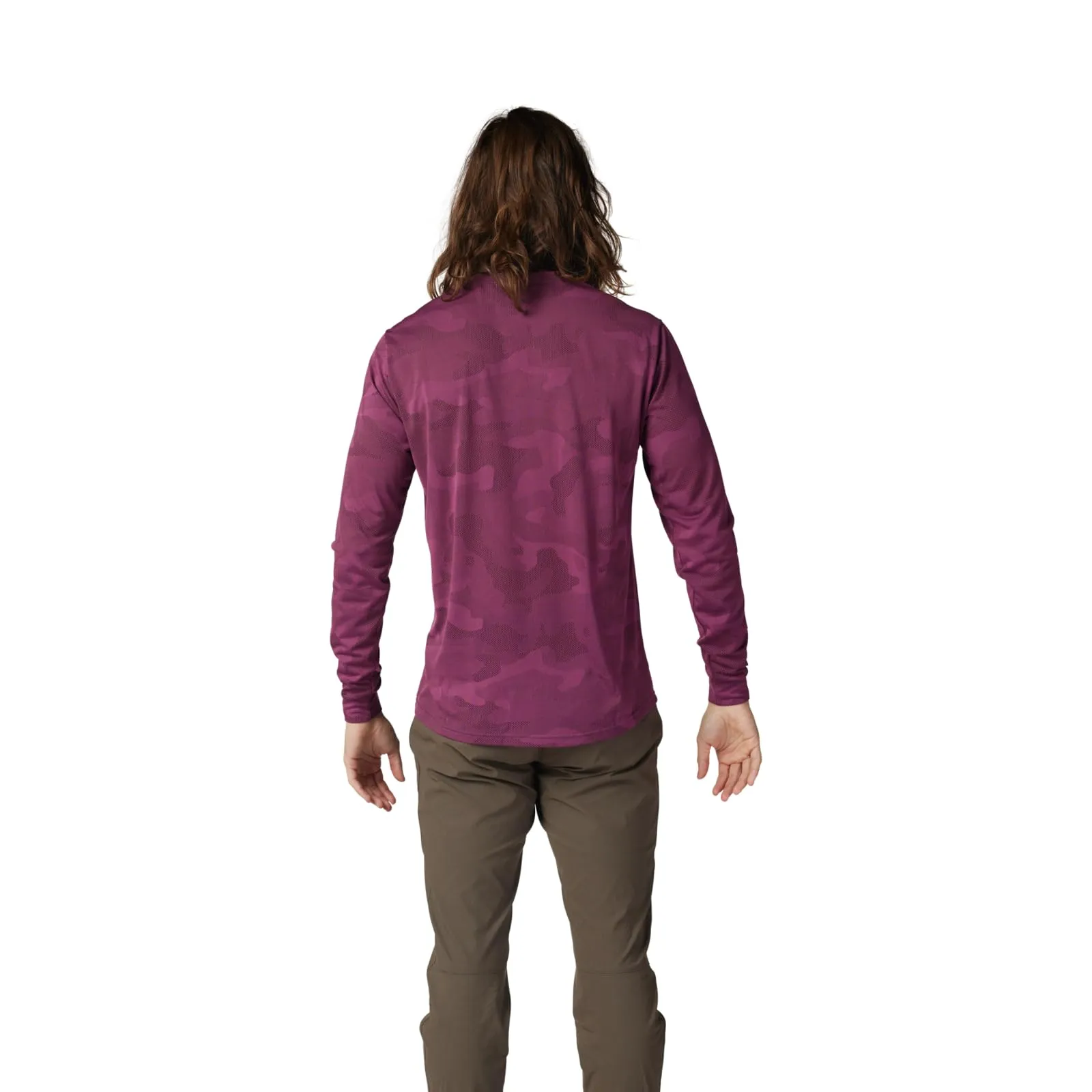 Fox Racing Ranger Tru Dri Men's Long Sleeve Jersey, Sangria, S - immagine 2
