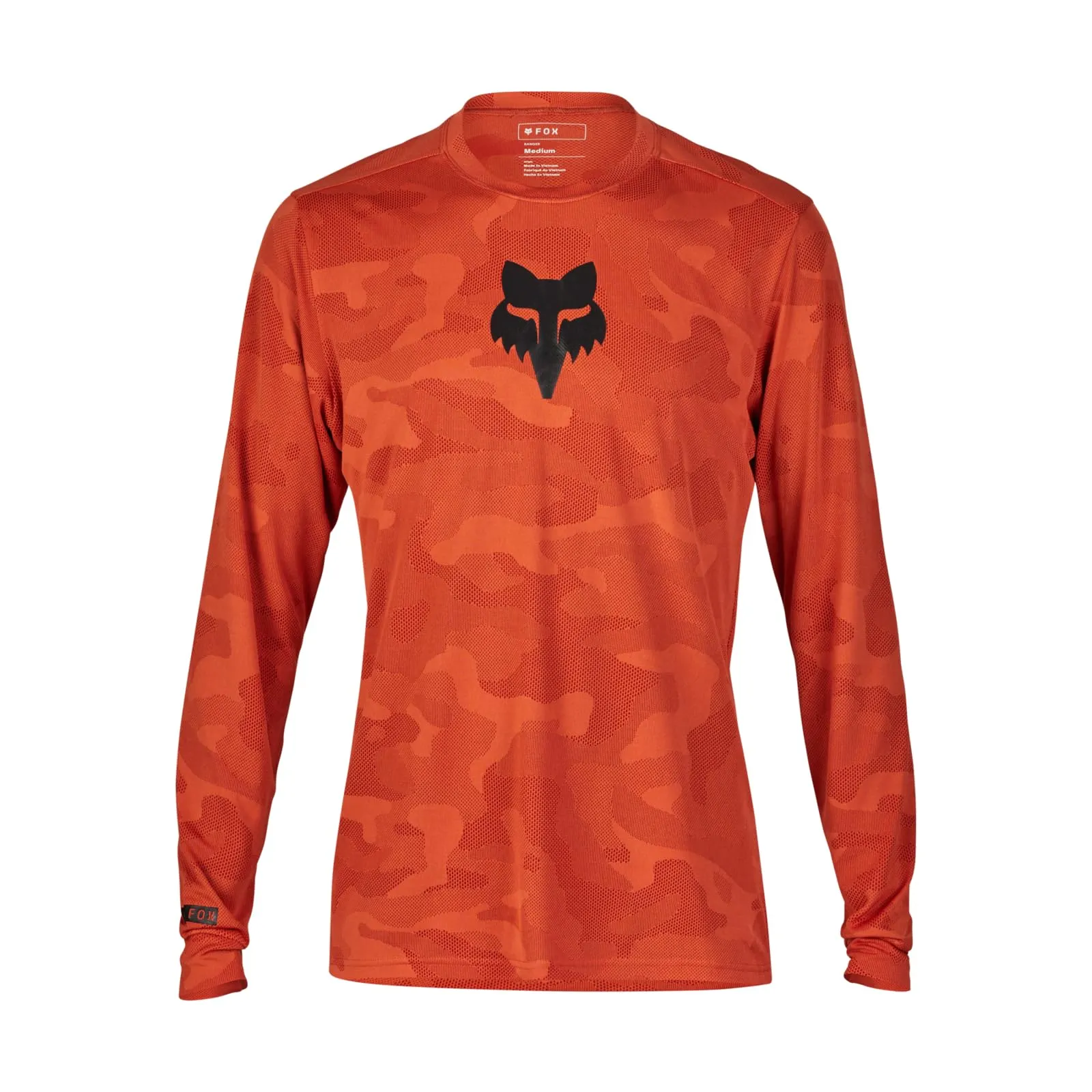 Fox Racing Ranger Tru Dri Maglia a Maniche Lunghe, Arancione Atomico, S - immagine 3