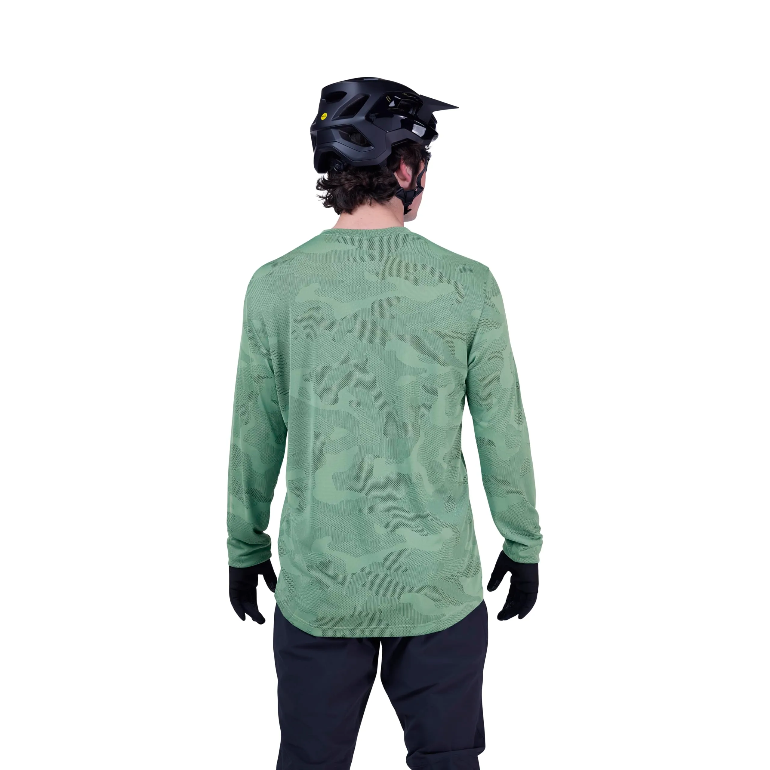 Fox Racing Ranger TruDri Maglia da Mountain Bike da Uomo a Maniche Lunghe, Pino, Taglia L - immagine 2
