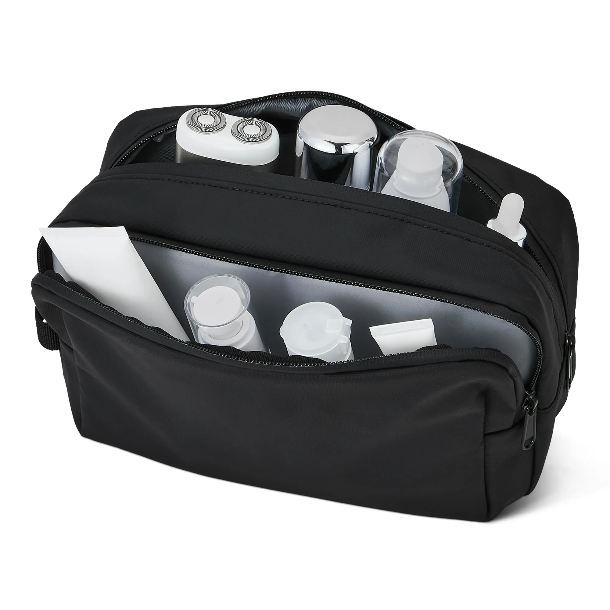 Amazon Essentials Borsa da toilette da viaggio Dopp Kit, 25,4 cm, Nero - immagine 1