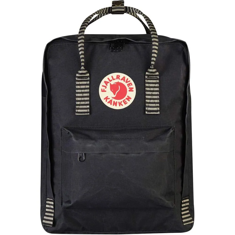 Fjällräven Kånken Unisex Adult Backpack, Nero (Black-striped), 16L - immagine 1