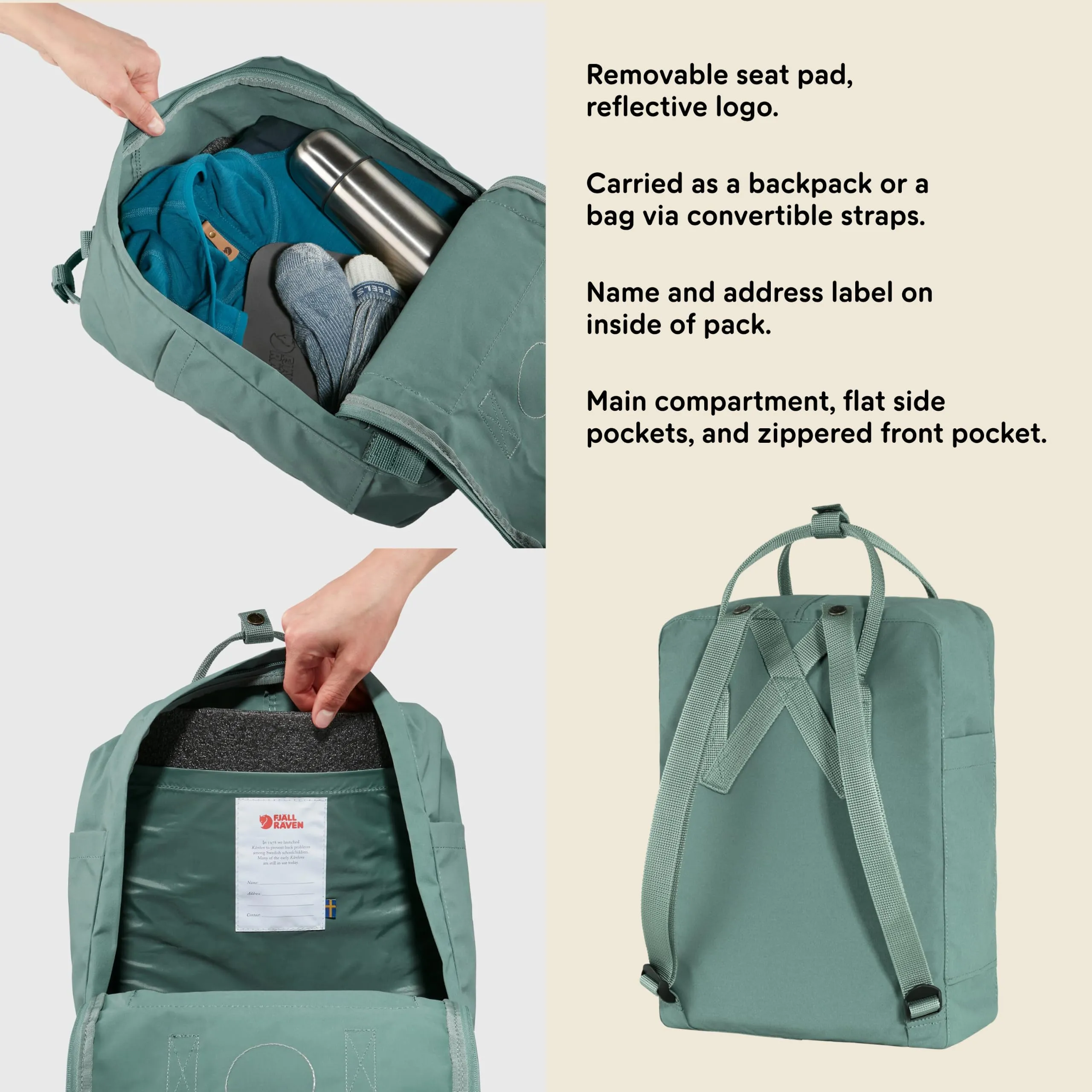 Fjällräven Kanken Zaino Giallo Taglia Unica - immagine 3