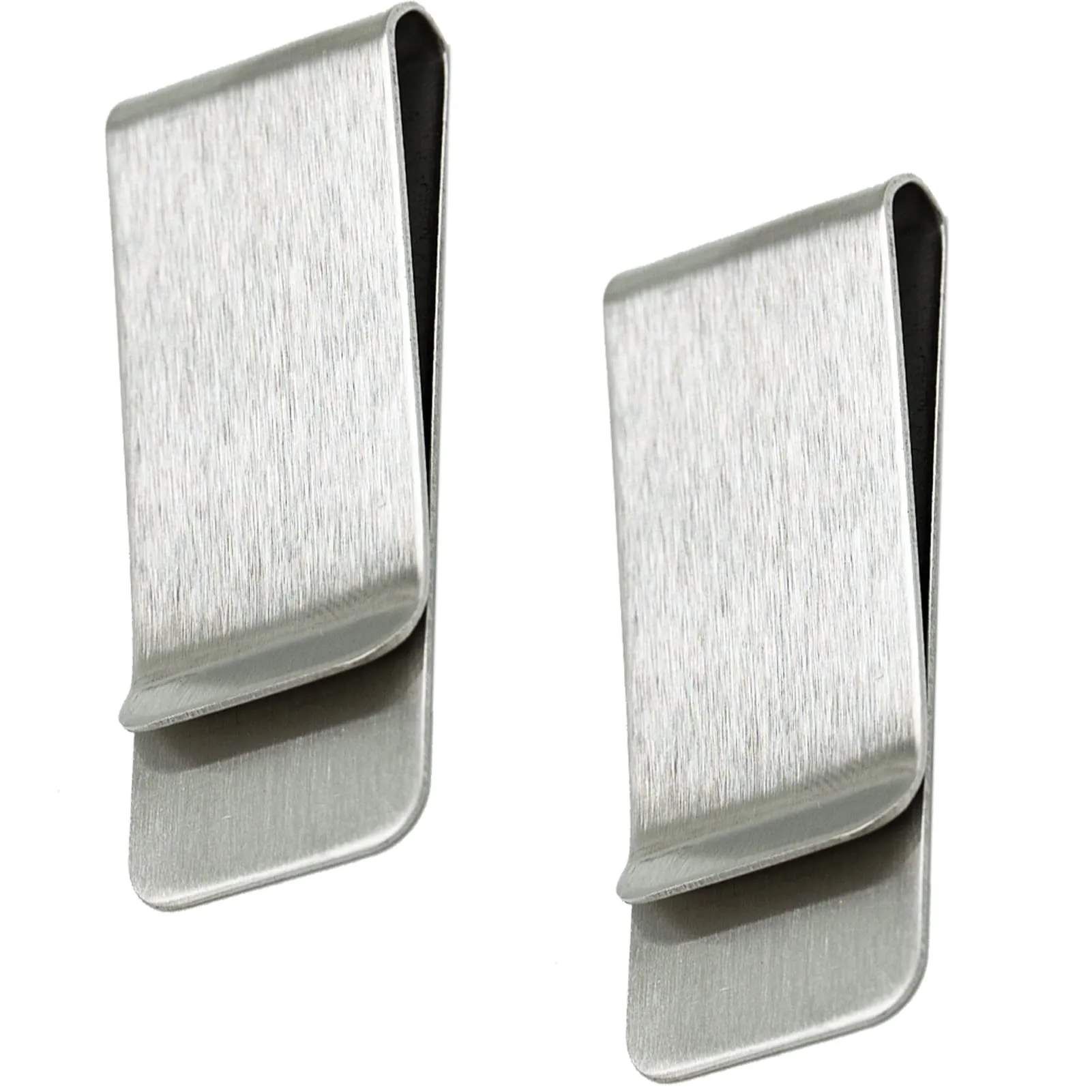 SZXMDKH Fermasoldi in Metallo Sottile, 2 Pezzi, Argento - immagine 1