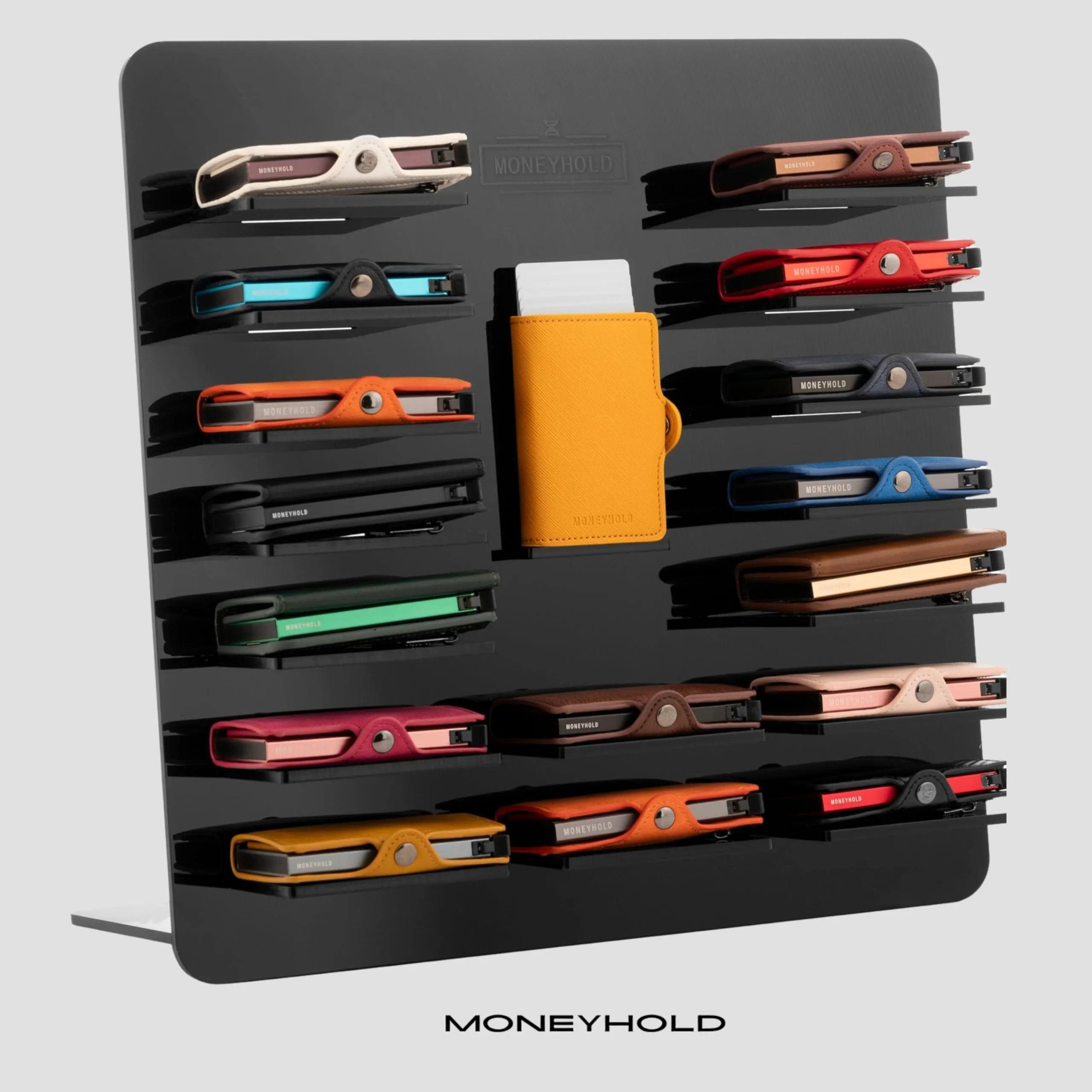 Moneyhold Portafoglio Uomo Slim in Similpelle con Protezione RFID e Portamonete - immagine 7