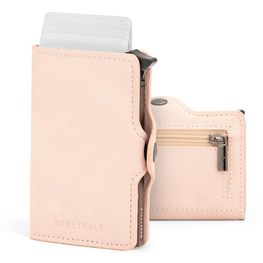 Moneyhold Portafoglio Uomo Slim in Similpelle con Protezione RFID, Porta Carte di Credito e Portamonete (10 Tessere) - immagine 1