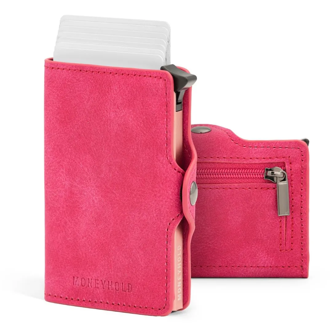 Moneyhold Portafoglio Uomo Slim in Similpelle con Protezione RFID e Porta Carte di Credito - immagine 1