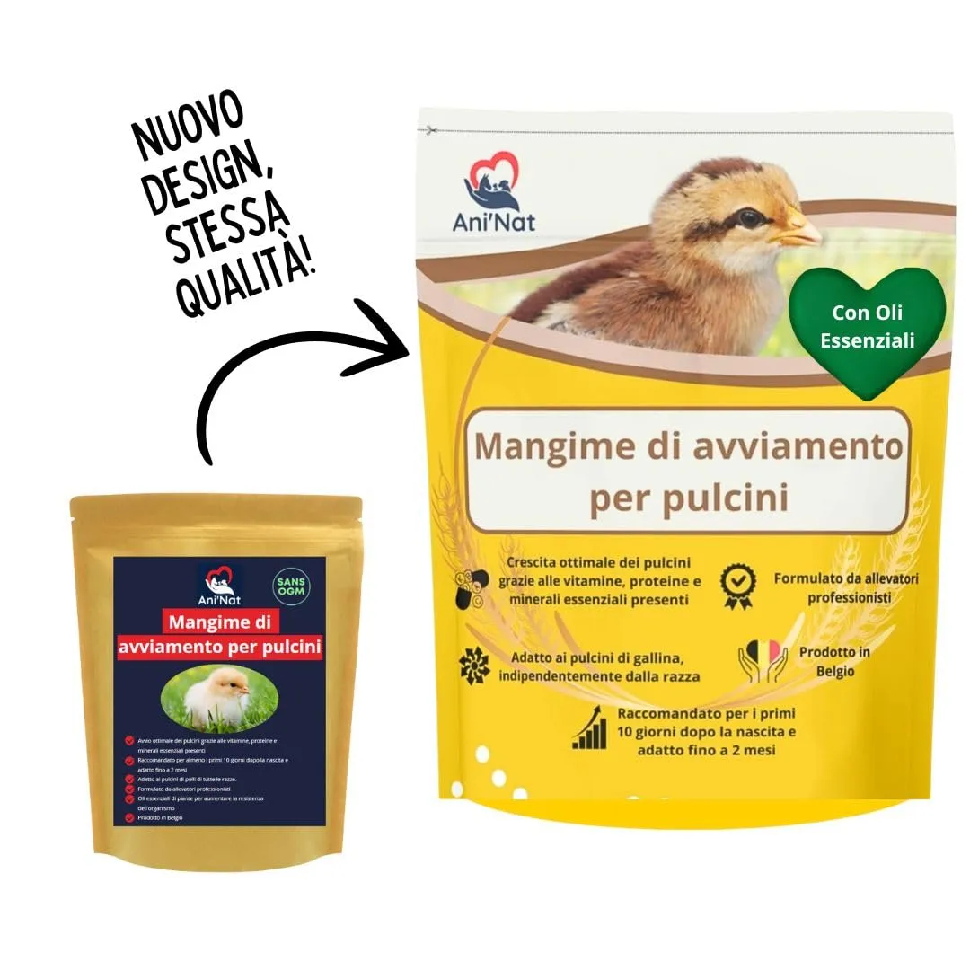Ani'Nat Alimento Starter per Pulcini, 1° Età (2 x 1,8kg) - immagine 2