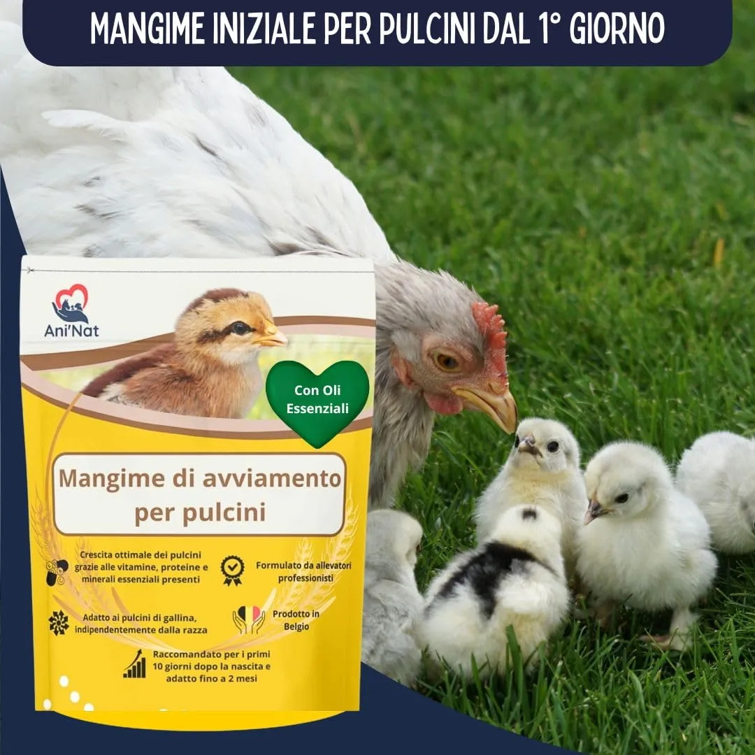 Ani'Nat Alimento Starter per Pulcini, 1° Età (2 x 1,8kg) - immagine 7