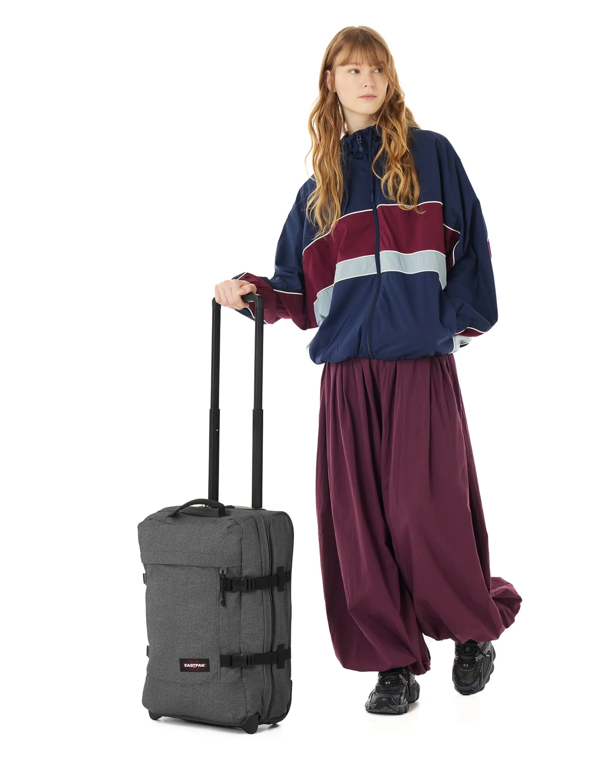 Eastpak Tranverz S Trolley Cabina 42L - Black Denim - immagine 2
