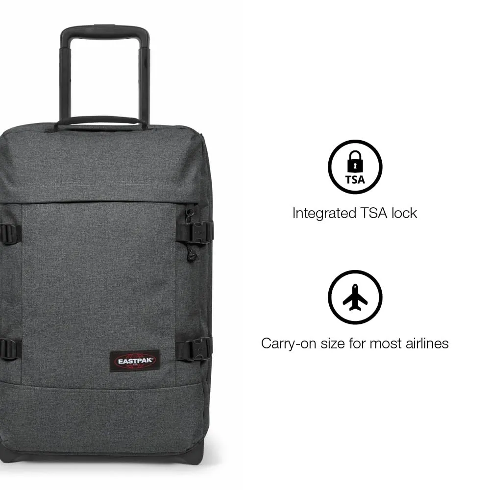 Eastpak Tranverz S Trolley Cabina 42L - Black Denim - immagine 4