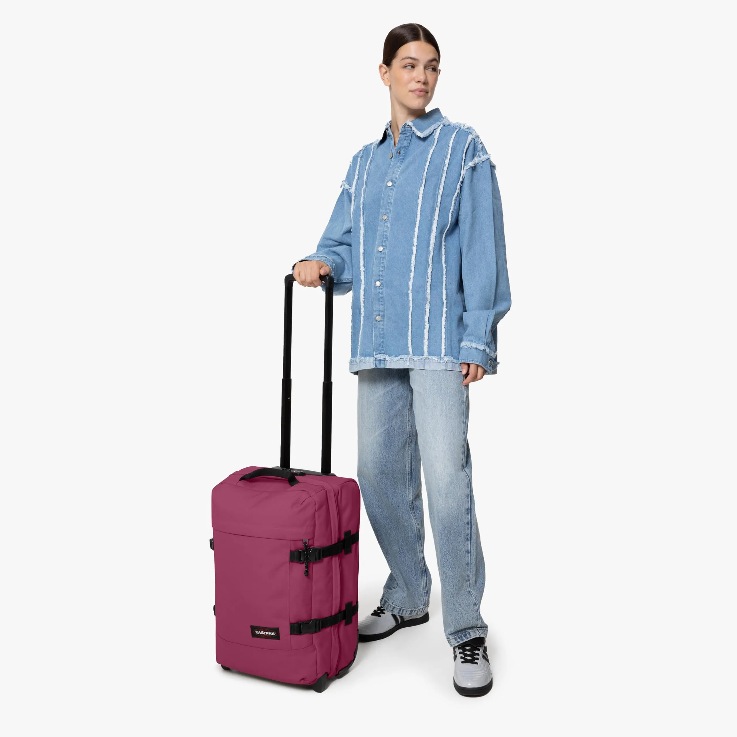 Eastpak Tranverz S Trolley Cabina 42L - Wine Burgundy - immagine 2