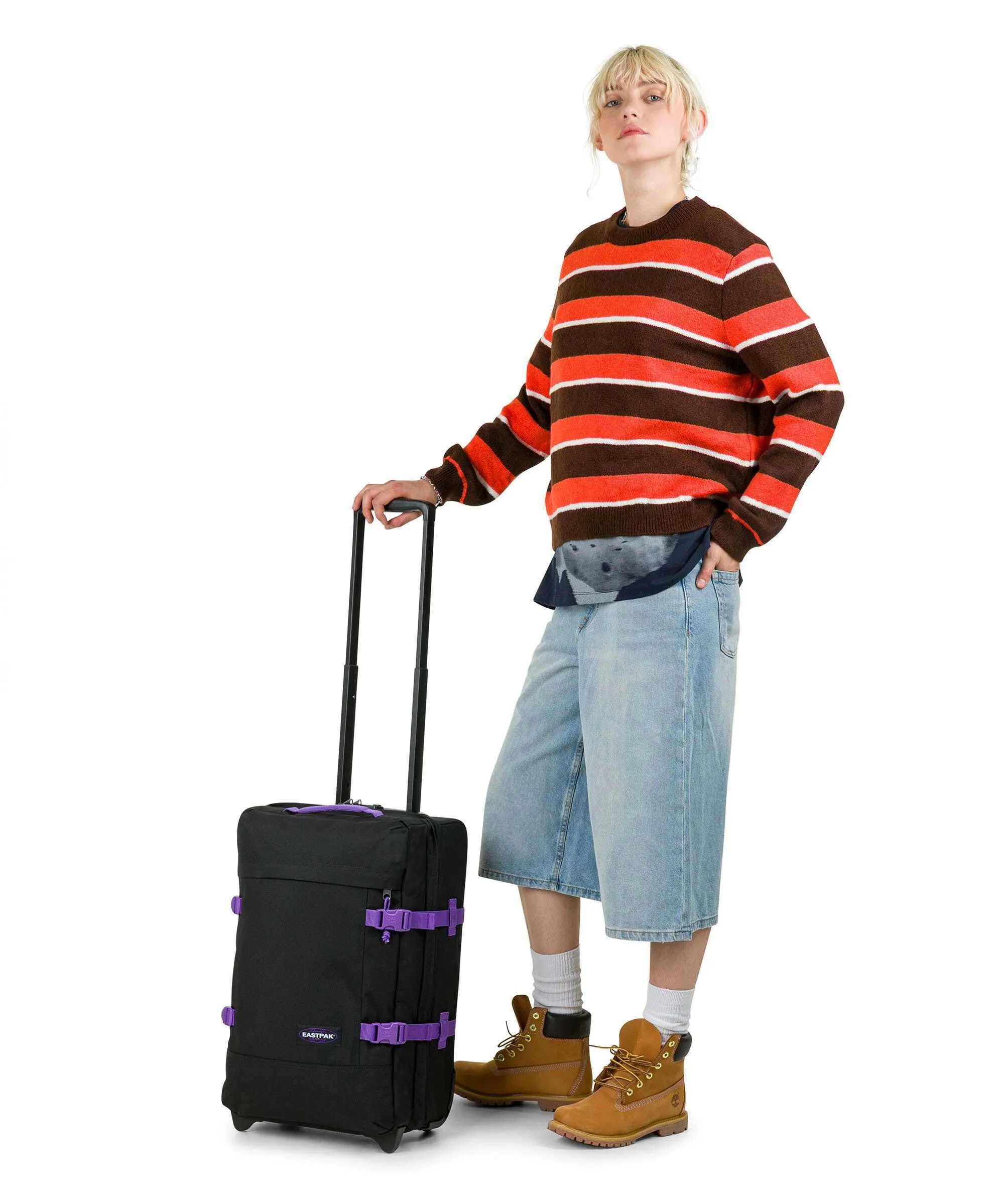 Eastpak Tranverz S Trolley Cabina 42L - Kontrast Vineyard - immagine 3