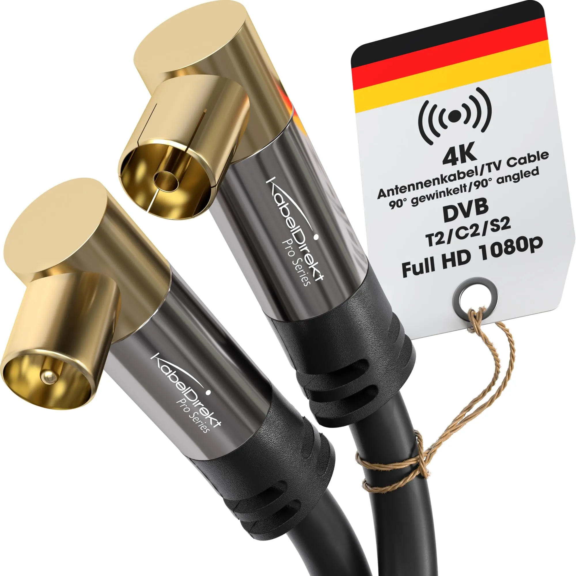 KabelDirekt TV Antenna Cable 4K - 5x0,5m - immagine 1
