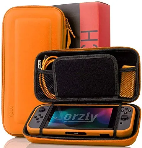 Orzly Kit di Accessori per Nintendo Switch - Arancione - immagine 2