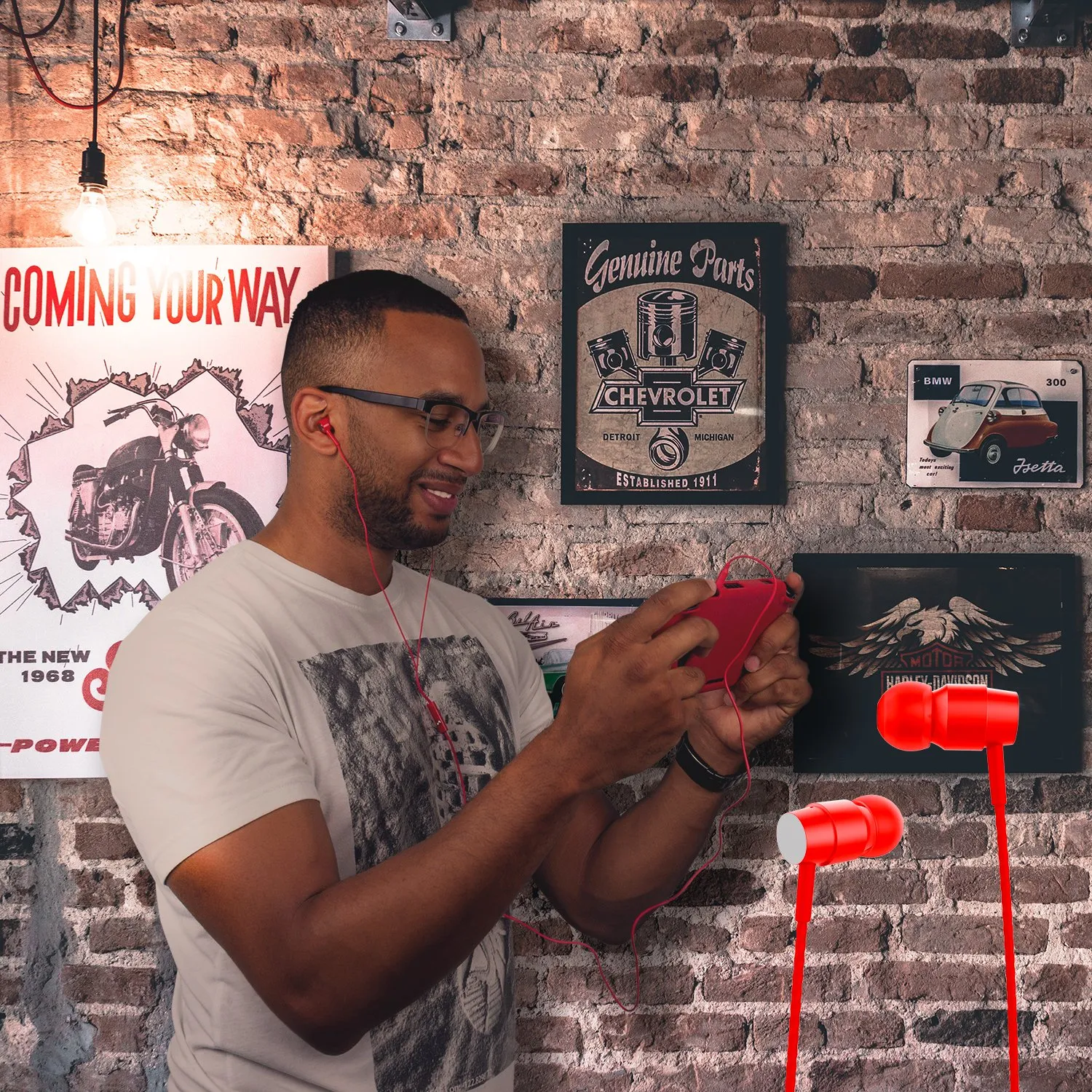Orzly Accessori per Nintendo Switch - Rosso - immagine 5