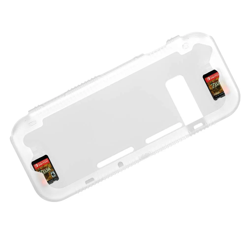 Teyomi Custodia in Silicone per Nintendo Switch con 2 Slot per Schede di Gioco, Trasparente - immagine 7