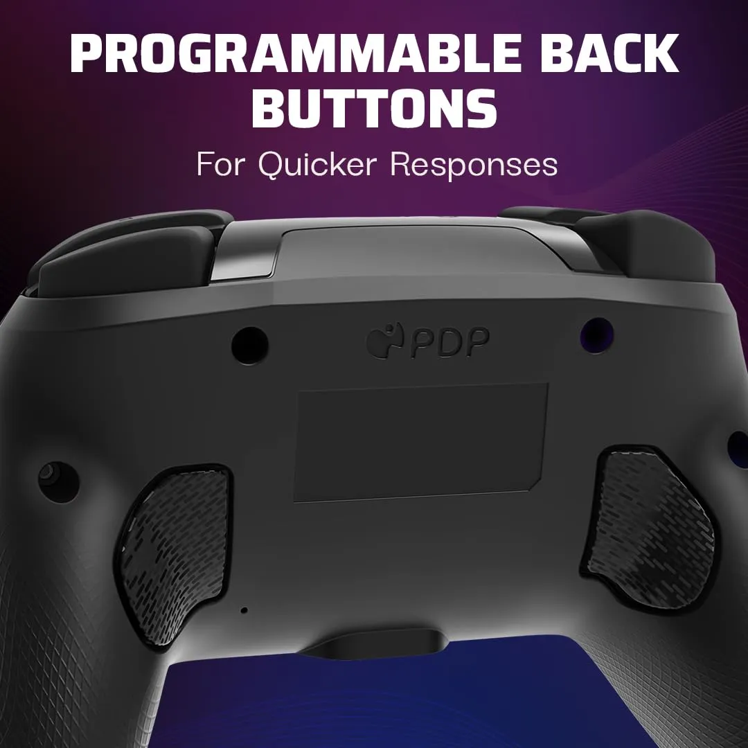 PDP Afterglow Wave Wireless Controller for Nintendo Switch - Black - immagine 4