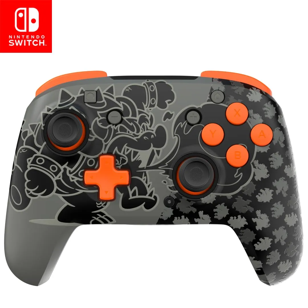 PDP Rematch Glow Wireless Controller for Nintendo Switch, Lite and OLED - Blackout - immagine 1