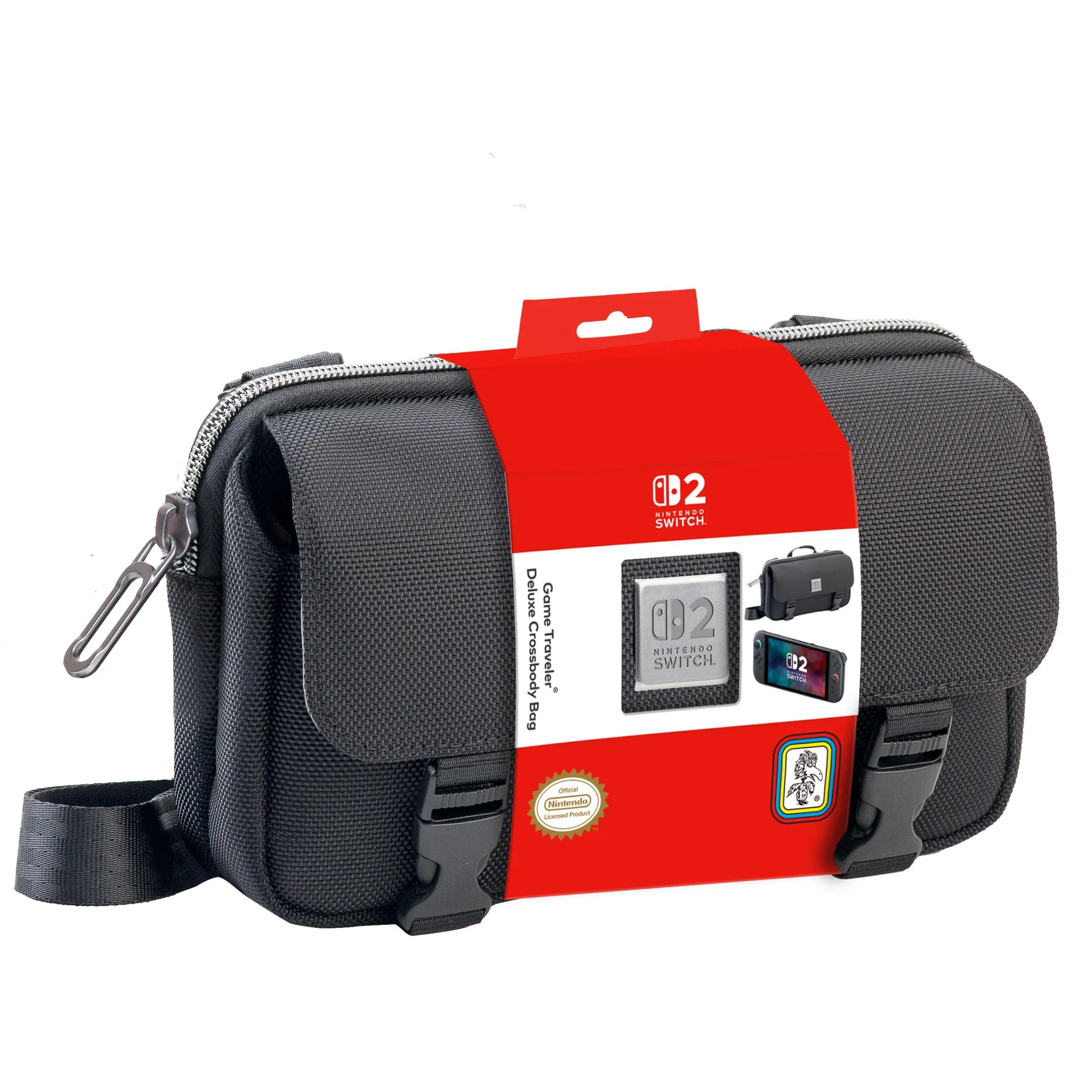Game Traveler Deluxe Borsa a tracolla per Nintendo Switch, Nintendo Switch OLED e Nintendo Switch 2 - immagine 1