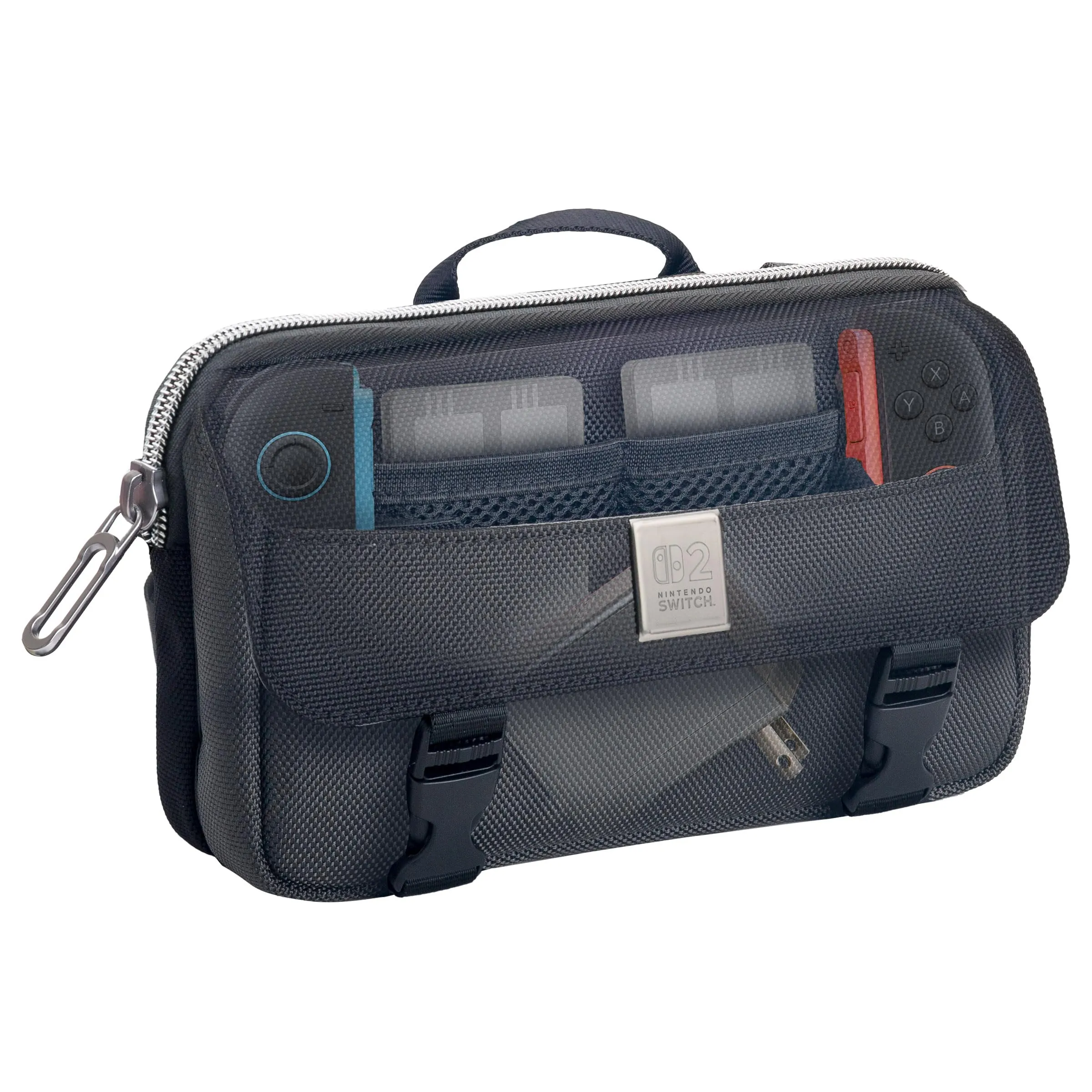 Game Traveler Deluxe Borsa a tracolla per Nintendo Switch, Nintendo Switch OLED e Nintendo Switch 2 - immagine 4