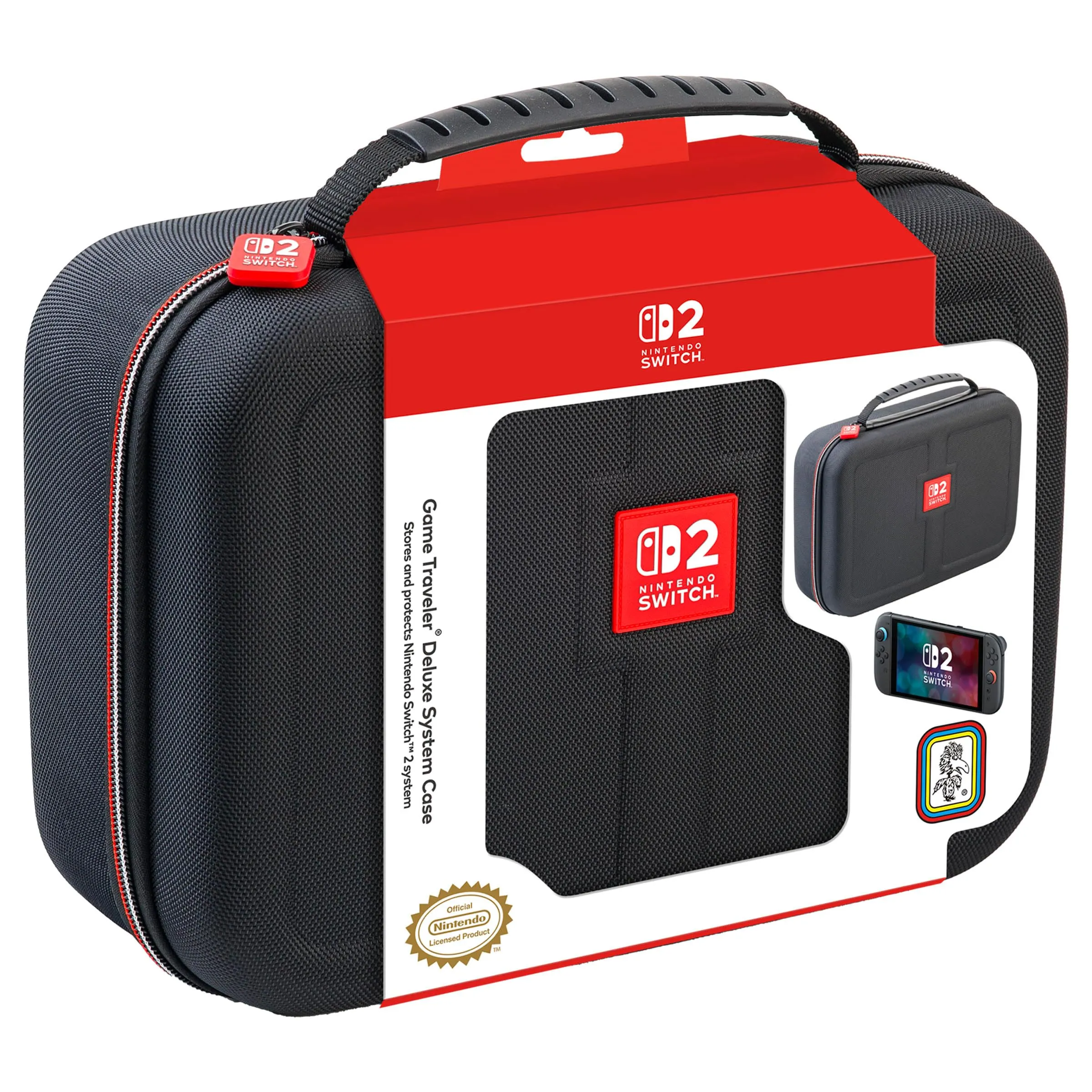 Game Traveler Deluxe System Case for Nintendo Switch 2, Nintendo Switch OLED and Nintendo Switch - Black - immagine 1