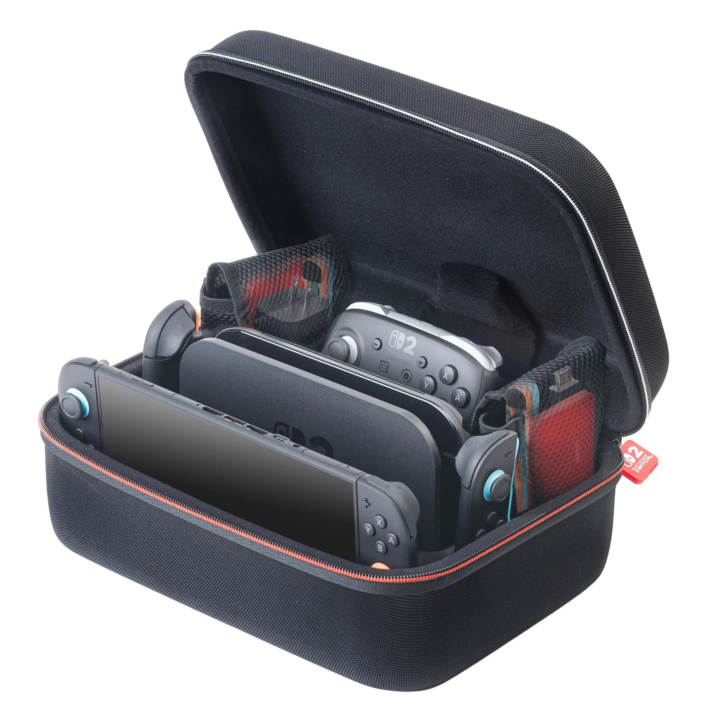 Game Traveler Deluxe System Case for Nintendo Switch 2, Nintendo Switch OLED and Nintendo Switch - Black - immagine 3