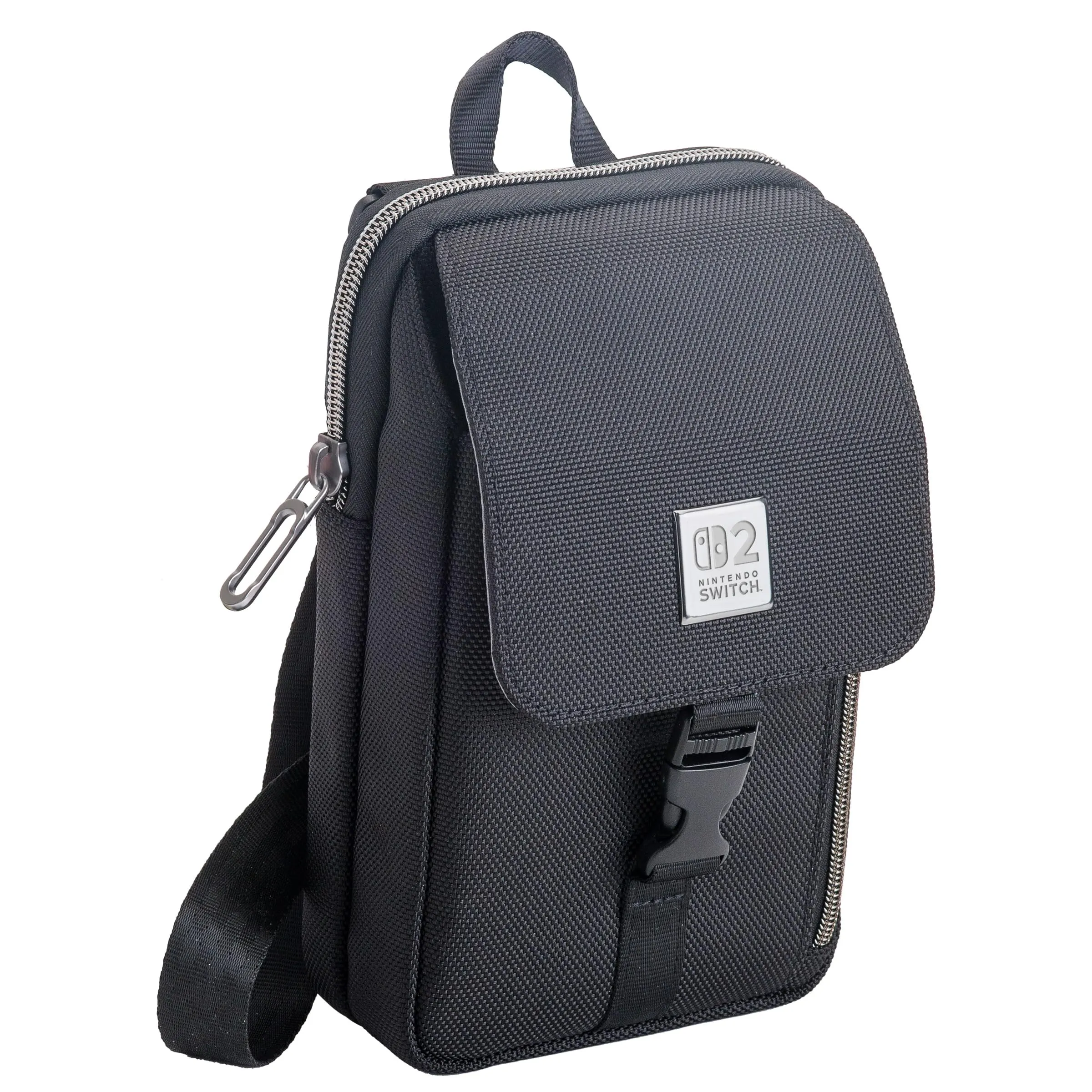 Game Traveler Borsa a Tracolla Verticale Deluxe per Nintendo Switch OLED e Traveler Deluxe - Nero - immagine 2