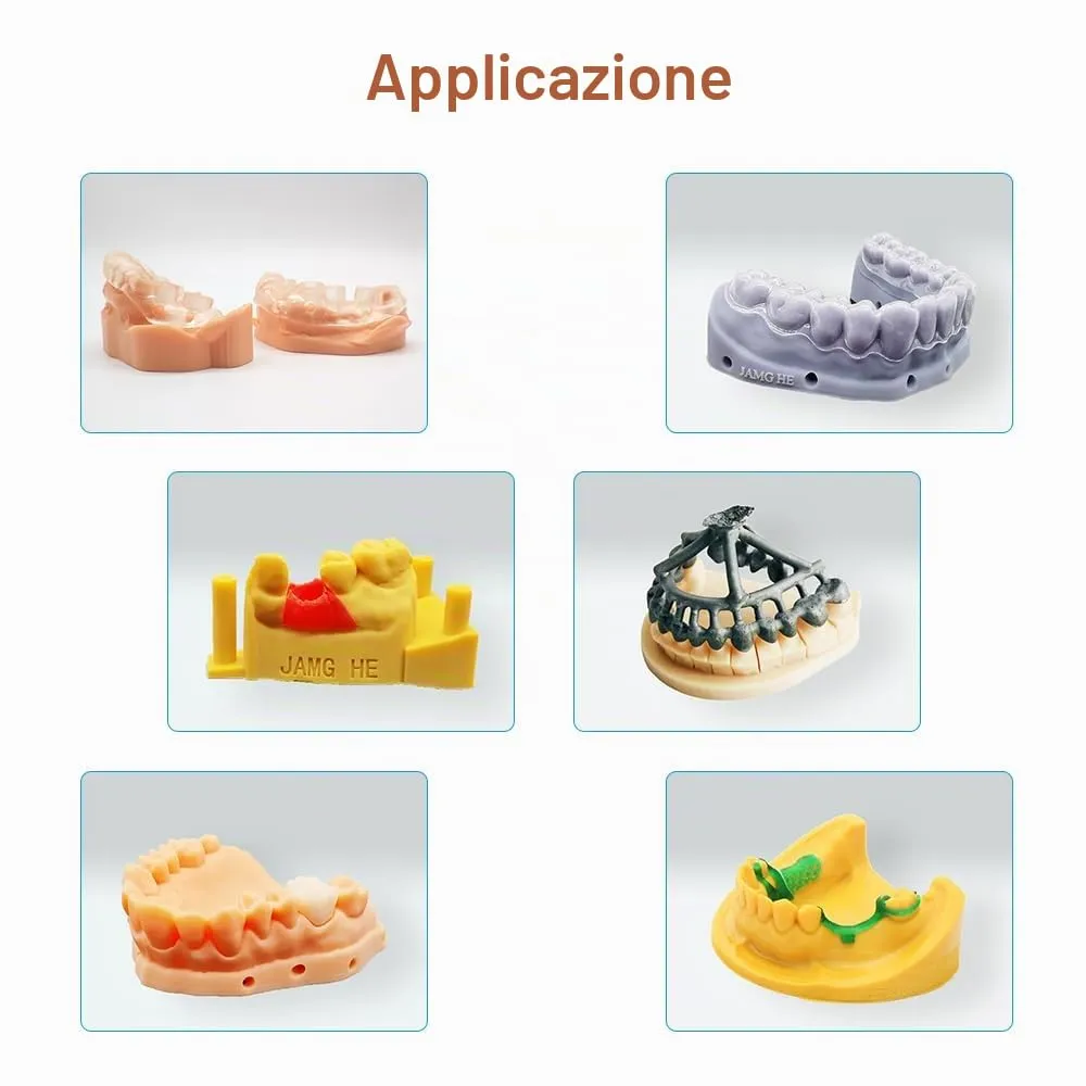 JH JAMG HE Resina per Stampante 3D Dentale Pro Model (IPA Clean, Grigio Chiaro) - immagine 5