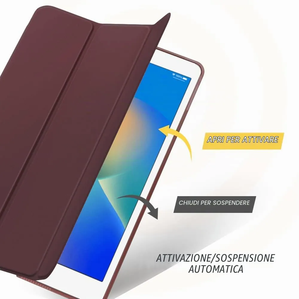 MoKo Cover for iPad 9th/8th/7th Gen 10.2" (2019-2021), Brown - immagine 5