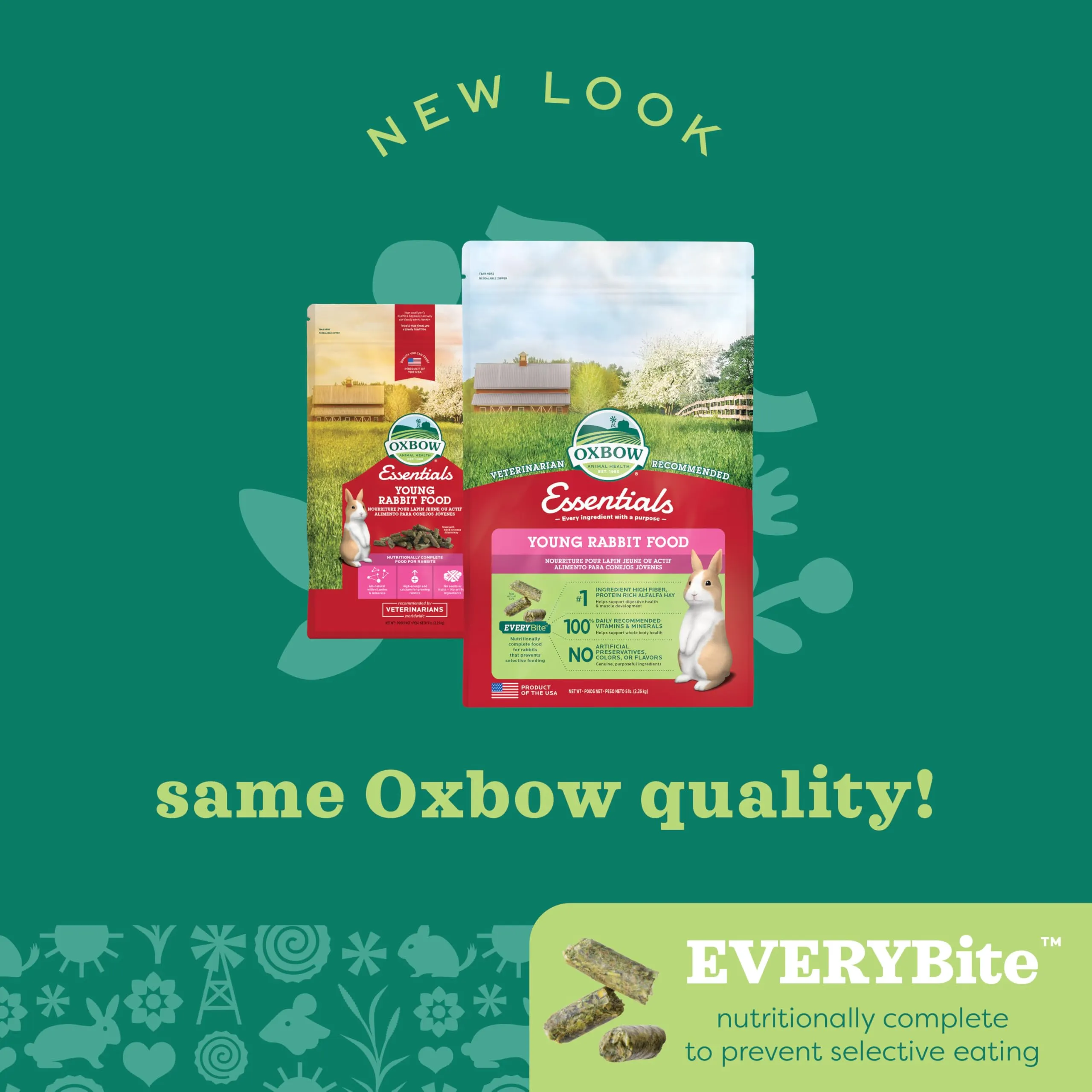 Oxbow Mangime per coniglio giovane, 2250 g - immagine 10
