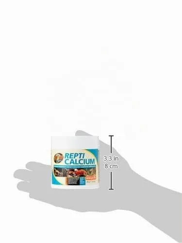 Zoo Med Repti Calcium, Carbonato di Calcio senza D3 per Rettili e Anfibi, 85g - immagine 4