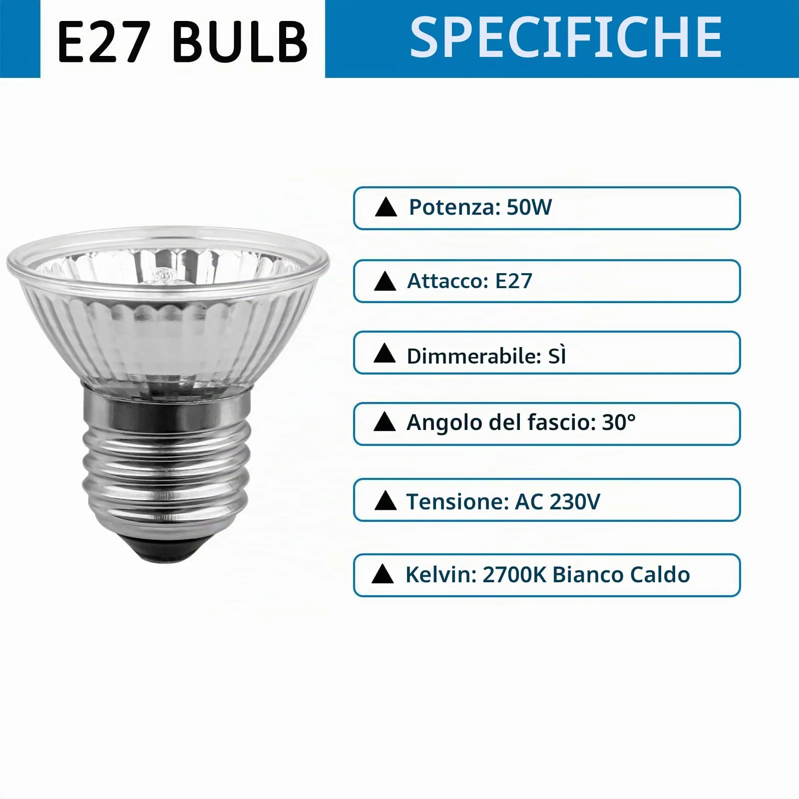 SCNNC Lampadina Riscaldante UVA UVB per Tartarughe, 50W E27 Dimmerabile AC 230V - immagine 2