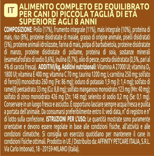 Ultima Taglia Piccola Senior Pollo, Crocchette per Cani, 8 x 800g (6,4kg) - immagine 4