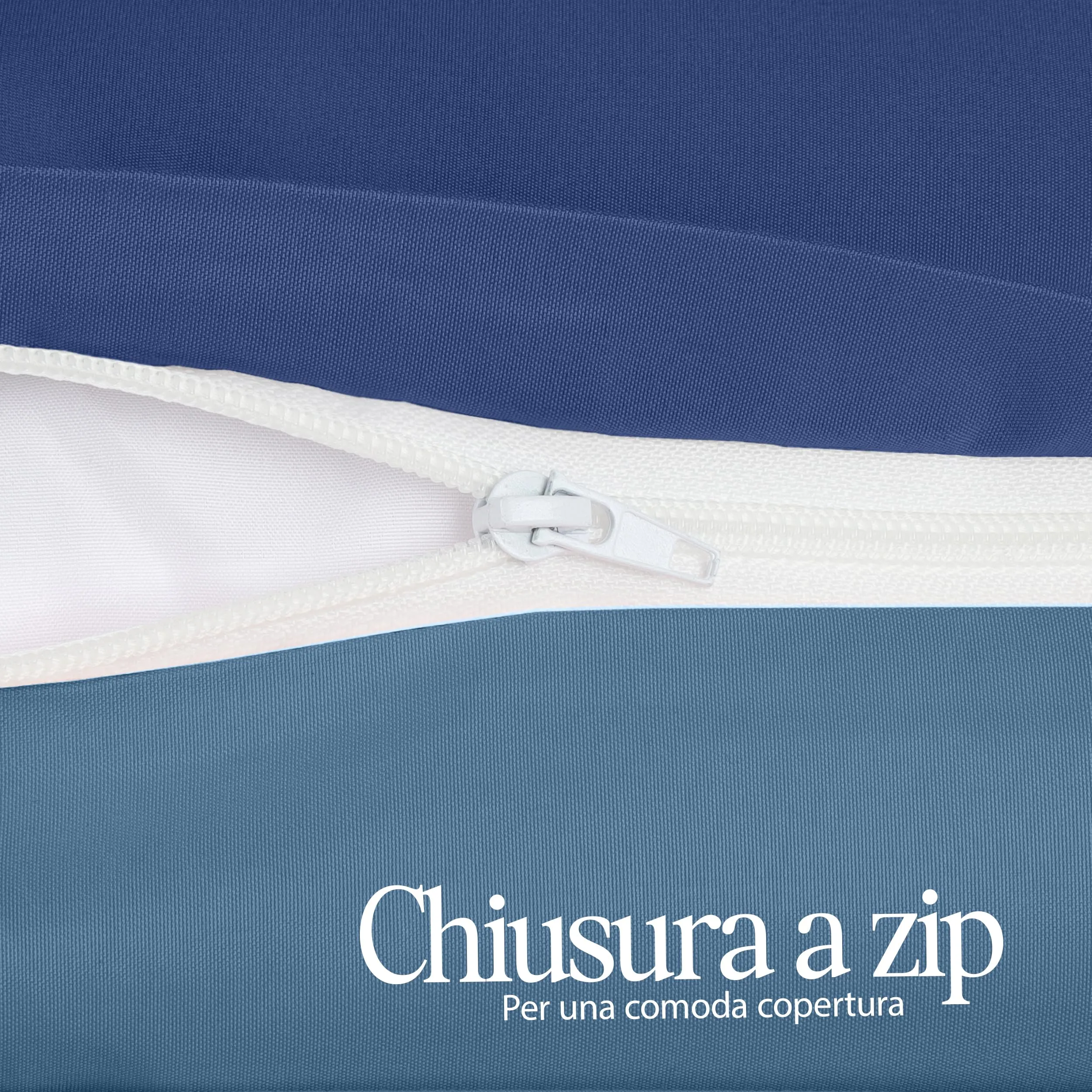 Utopia Bedding Set Copripiumino 135x200 cm e Federa 50x75 cm, Blu Navy/Azzurro - immagine 6