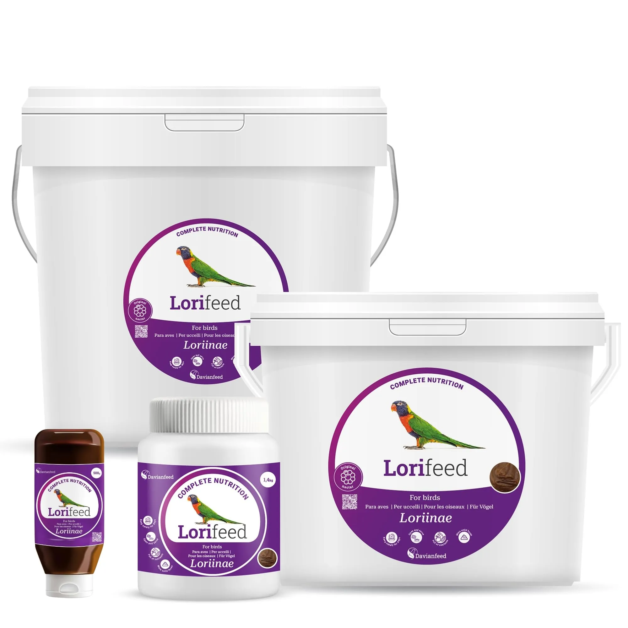 Davianfeed Lorifeed Nettare Completo per Lori, 500 g - immagine 6