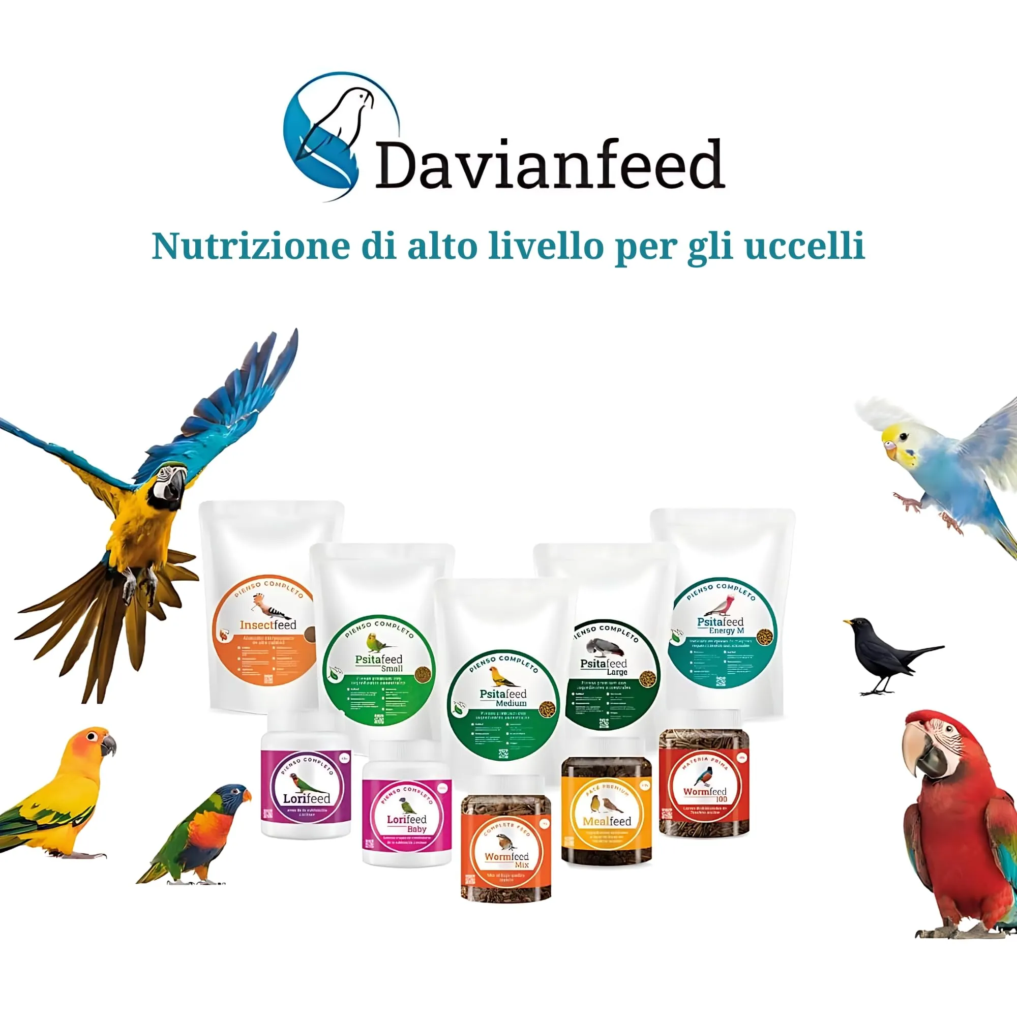 Davianfeed Lorifeed Nettare Completo per Lori, 500 g - immagine 7