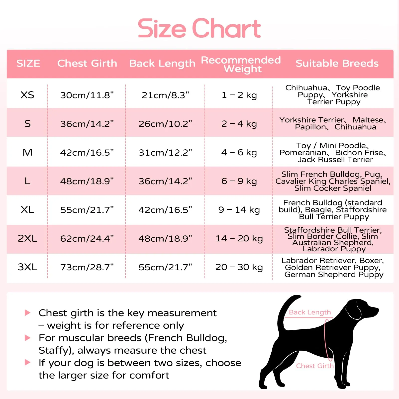 Hjumarayan Pullover Leggero in Maglia a Costine per Cani, Rosa Fiorita, L - immagine 8