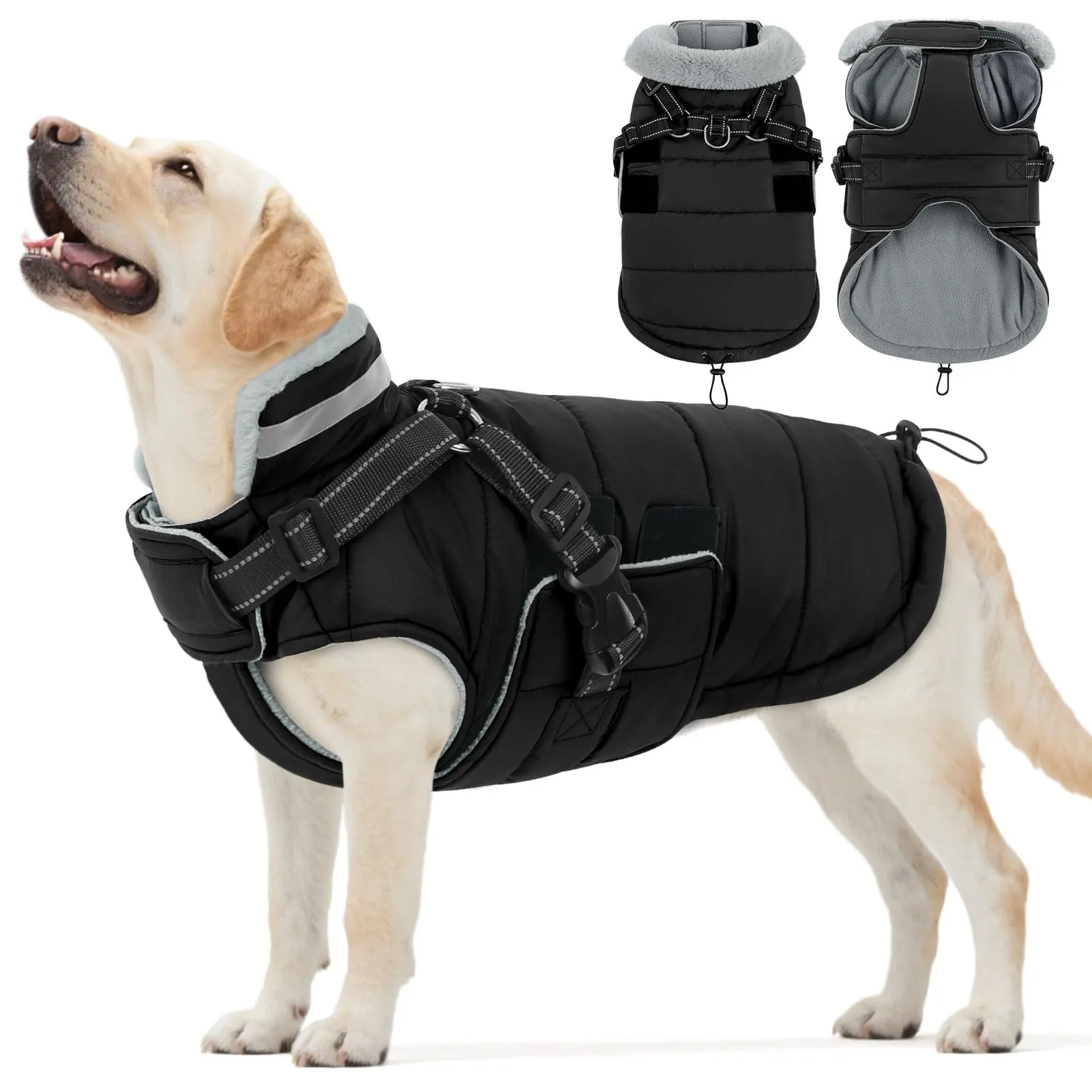 ASENKU Cappottino Cane Impermeabile, Taglia 3XL - immagine 1