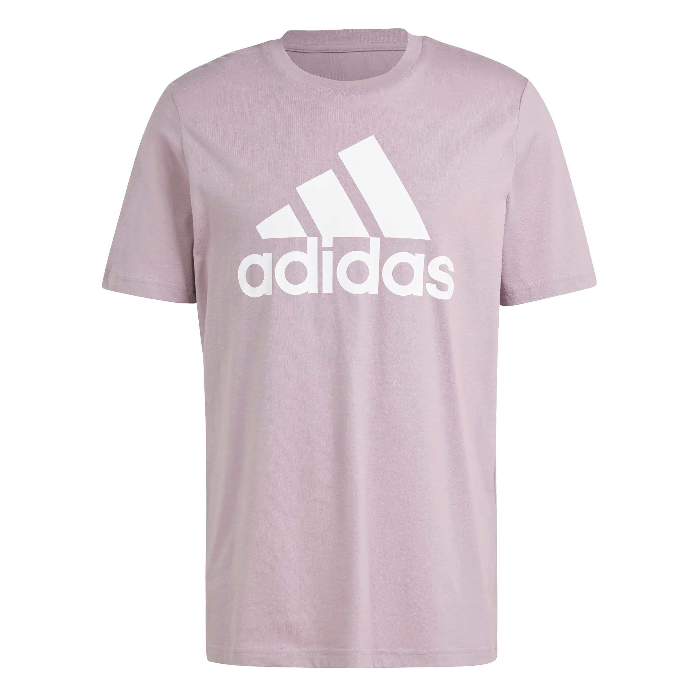 adidas Men's Essentials Single Jersey Big Logo T-Shirt, Preloved Fig, XX-Large Tall + 2" - immagine 4