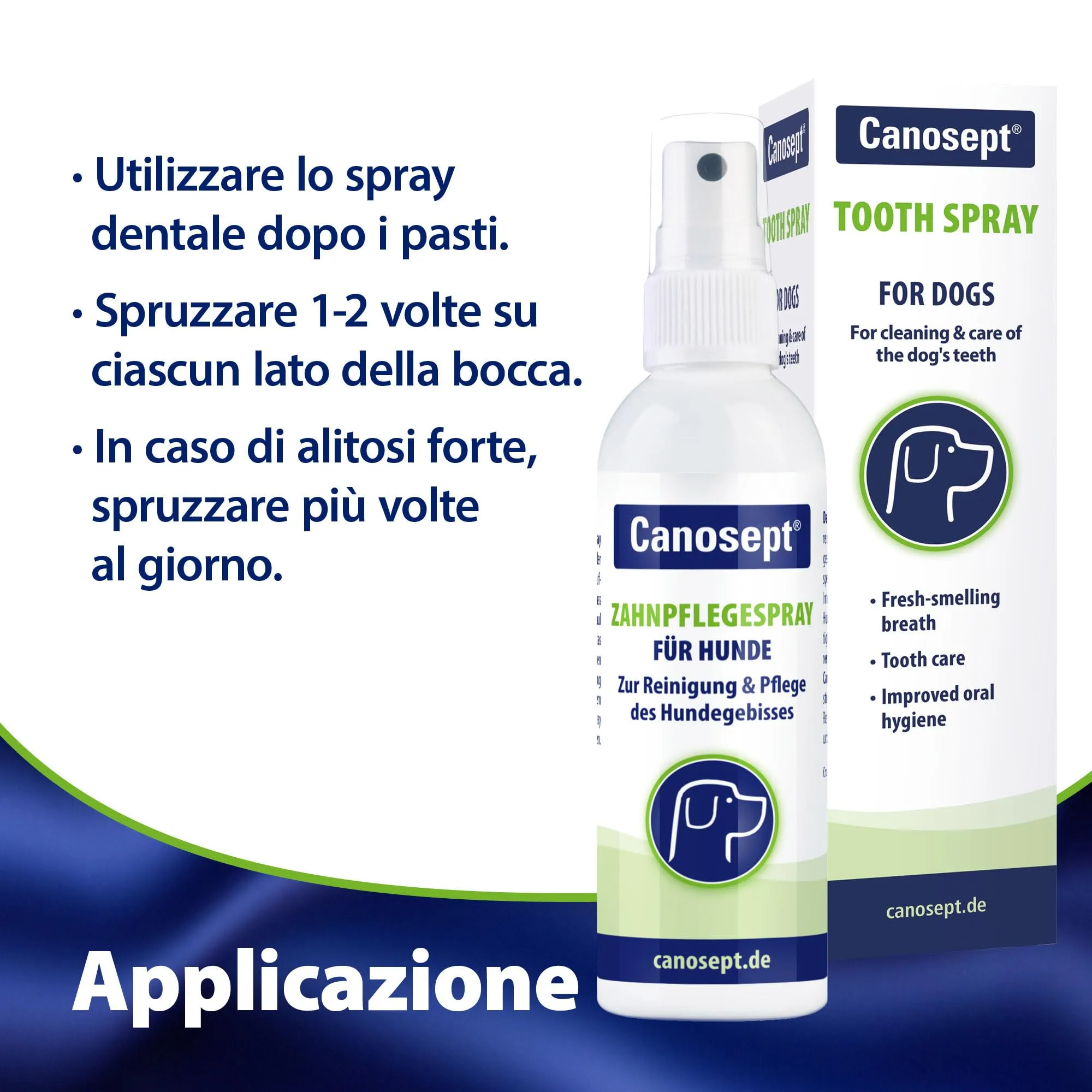 Canosept Spray per la Cura dei Denti per Cani 100 ml - immagine 4