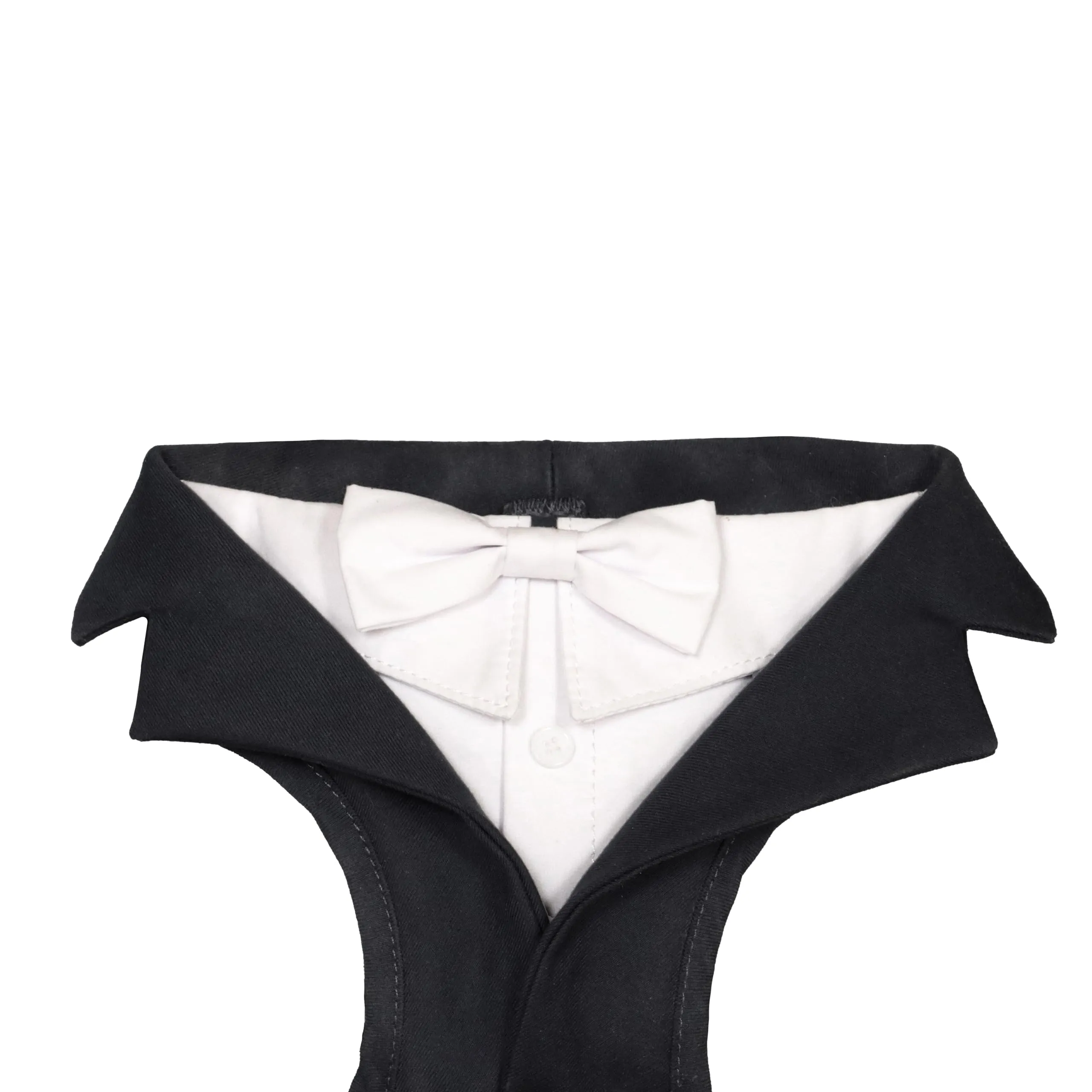 Croci Ceremony Groom Pettorina Smoking per Cane Maschio, Nero, L (48-75 cm) - immagine 4