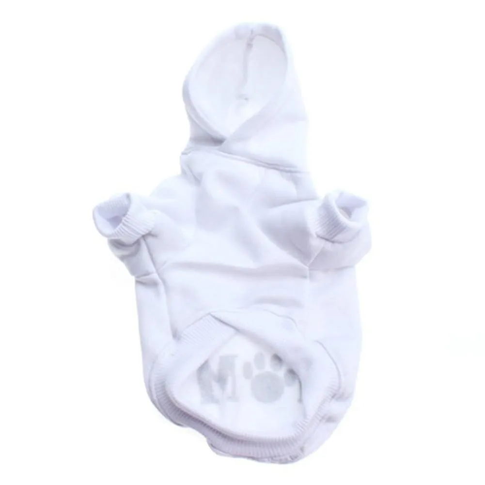 Izefia Felpa con Cappuccio per Cani Piccoli e Gatti Amo Mia Mamma, Maglione Invernale in Cotone - immagine 3