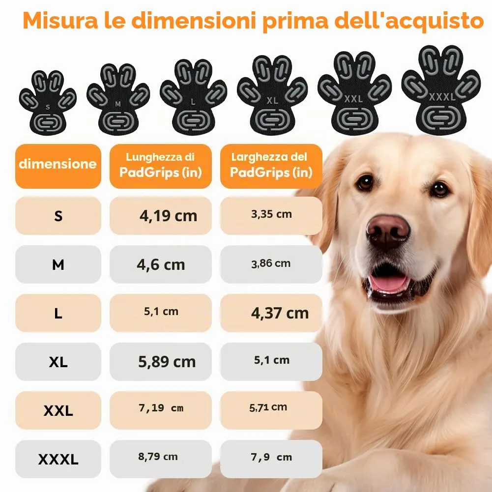 Fouvin Scarpe Antiscivolo per Cani, Protezione delle Zampe, Taglia XL, 28 Pezzi - immagine 2