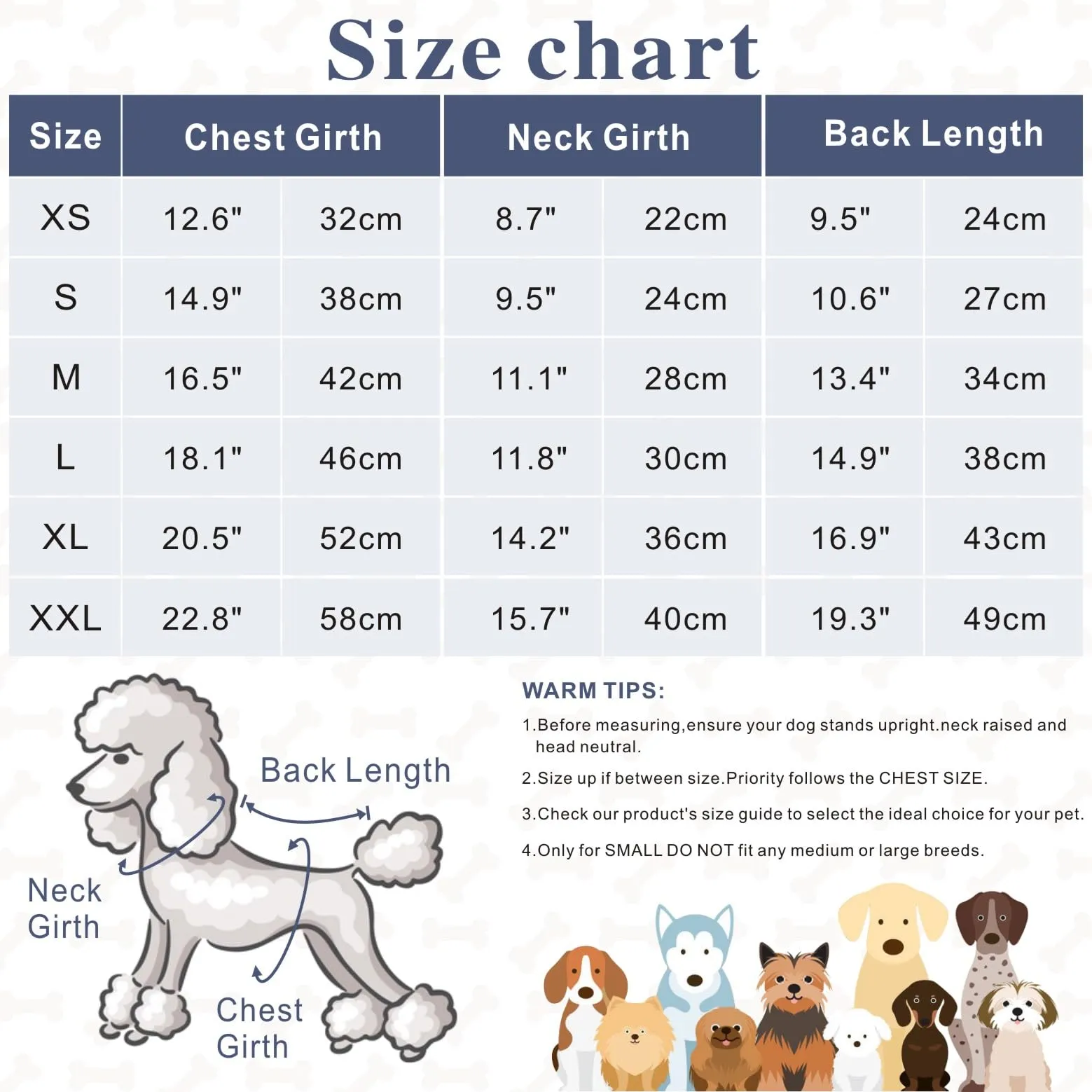 Mosucoirl Felpa con Cappuccio per Cani, Grigio&Blu Navy, L - immagine 2